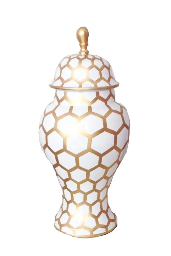 13" Mesh Ginger Jar by Dana Gibson