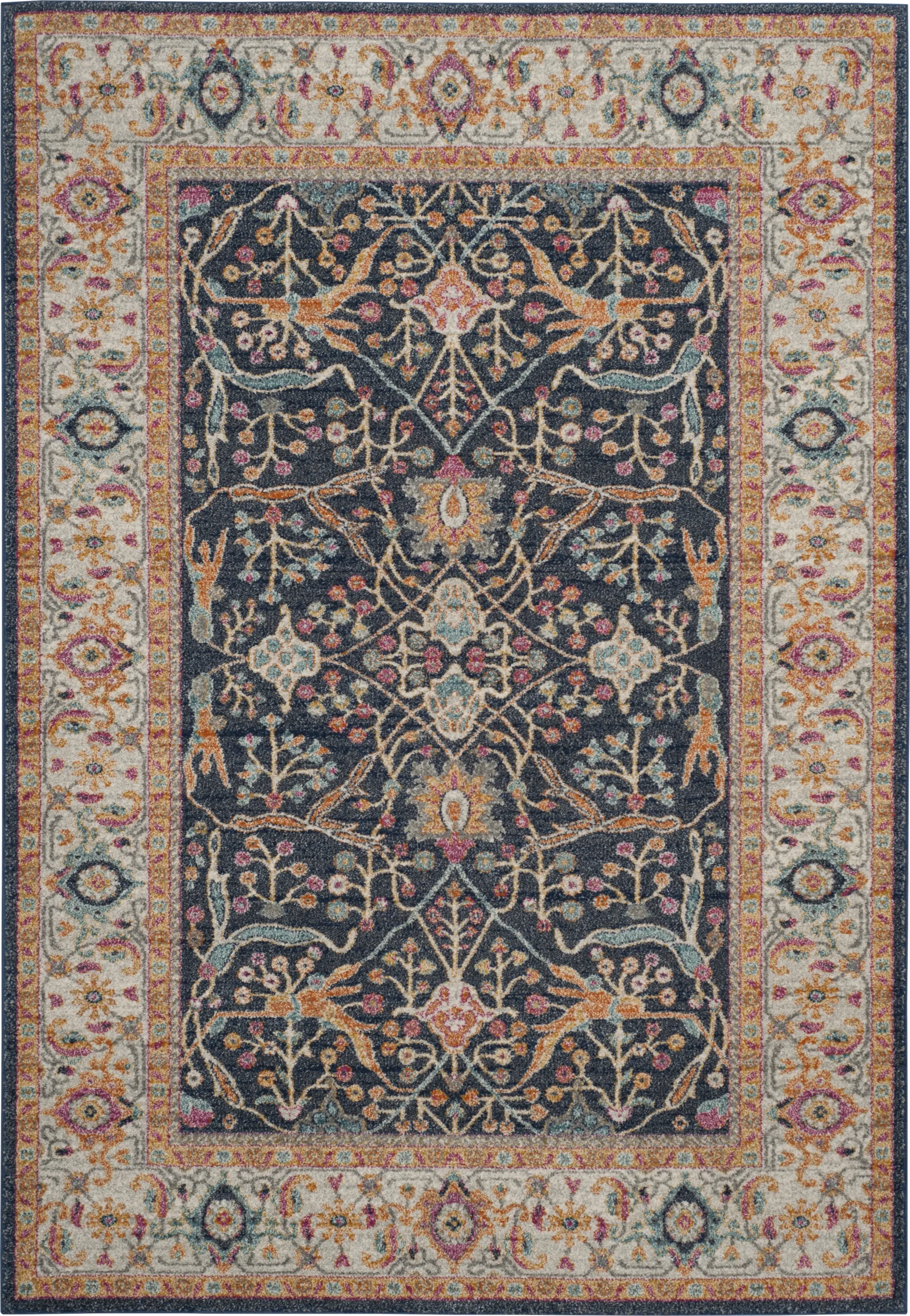 Dasher Lane Navy 3' x 5' Rug