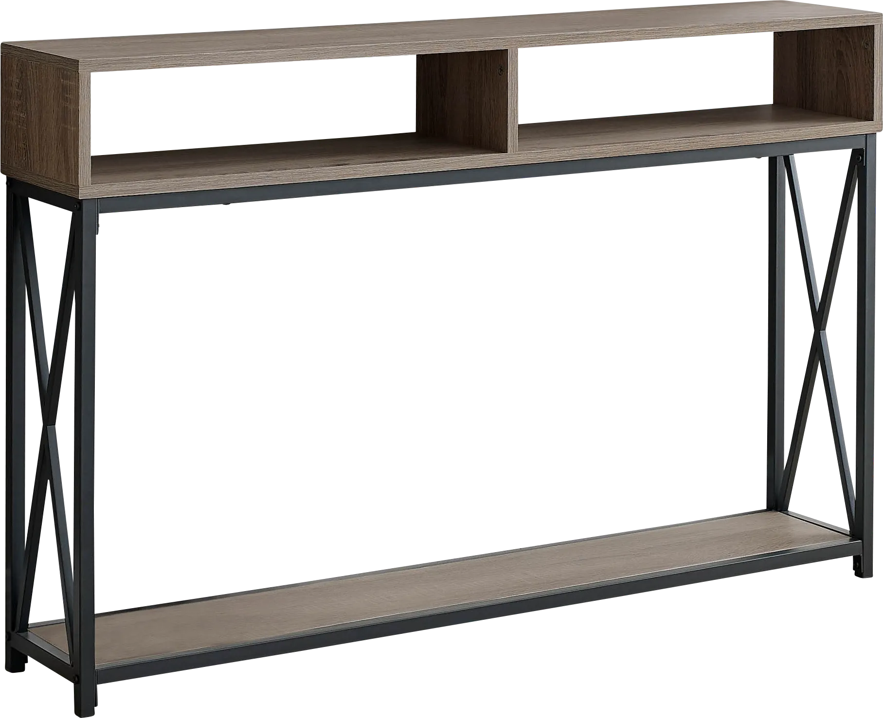 Binghampton Taupe Console Table