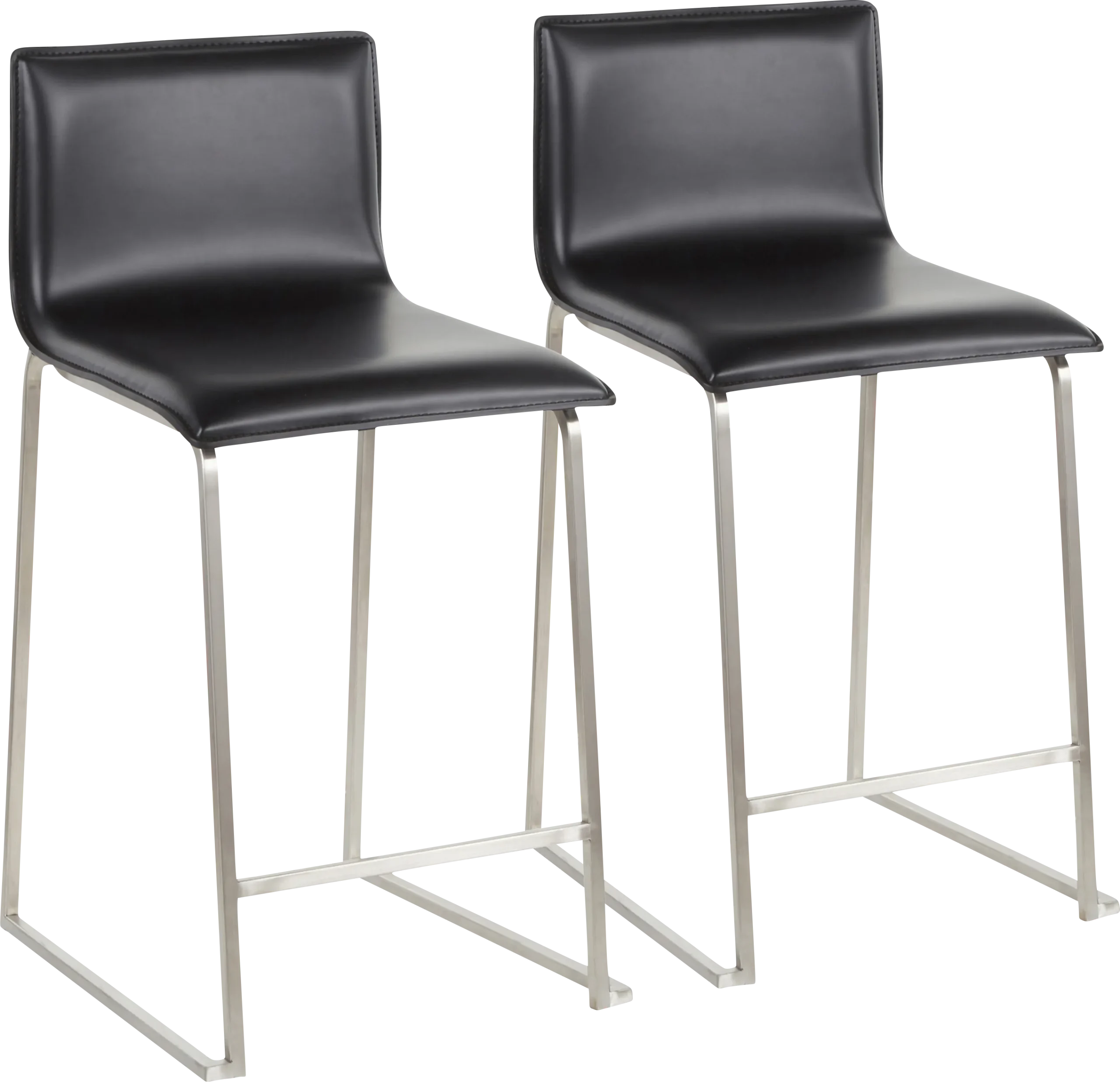 Dannelly Grove Black Counter Height Stool, Set of 2