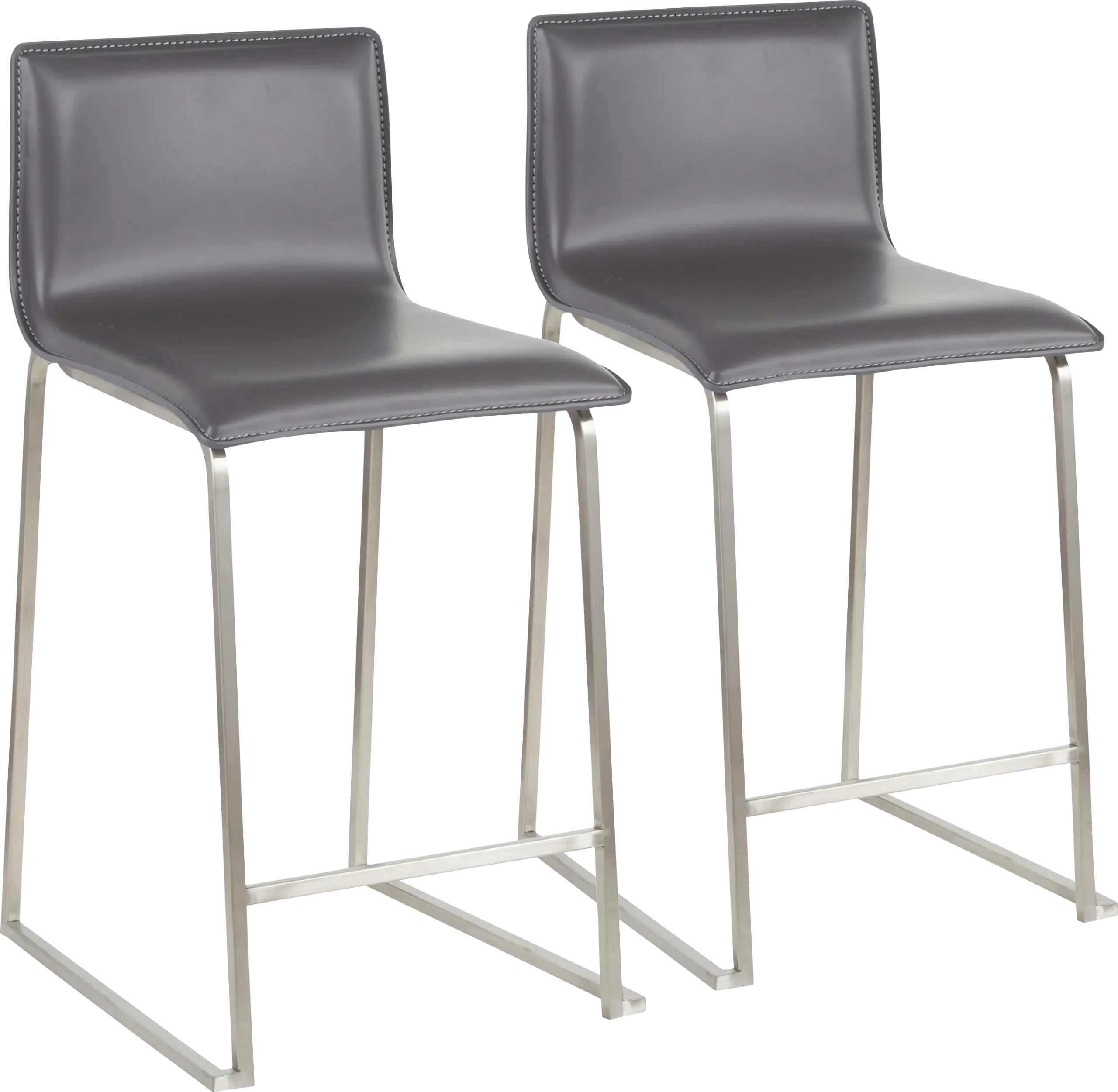 Dannelly Grove Gray Counter Height Stool, Set of 2