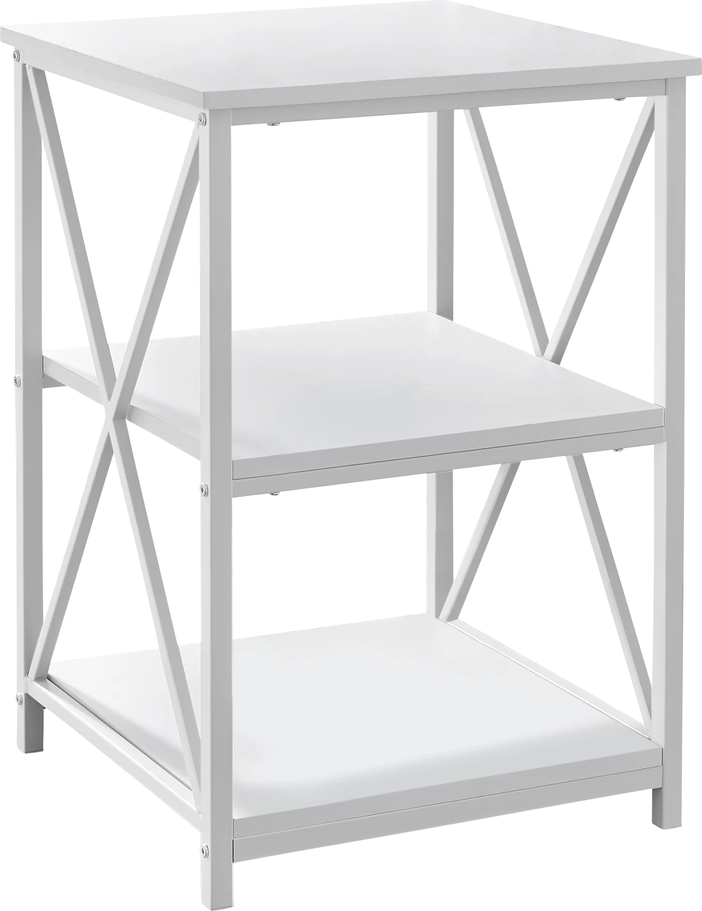 Blairstone White End Table