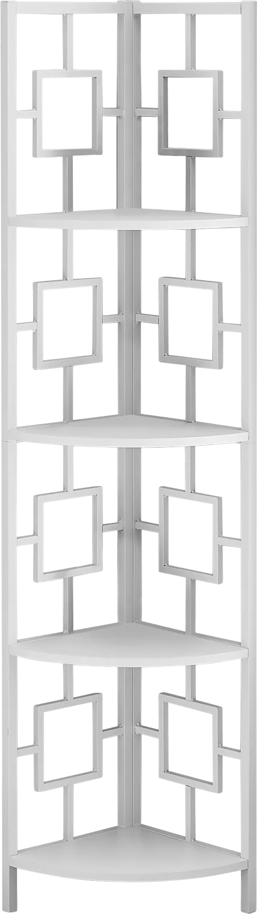 Dorminey White Bookcase