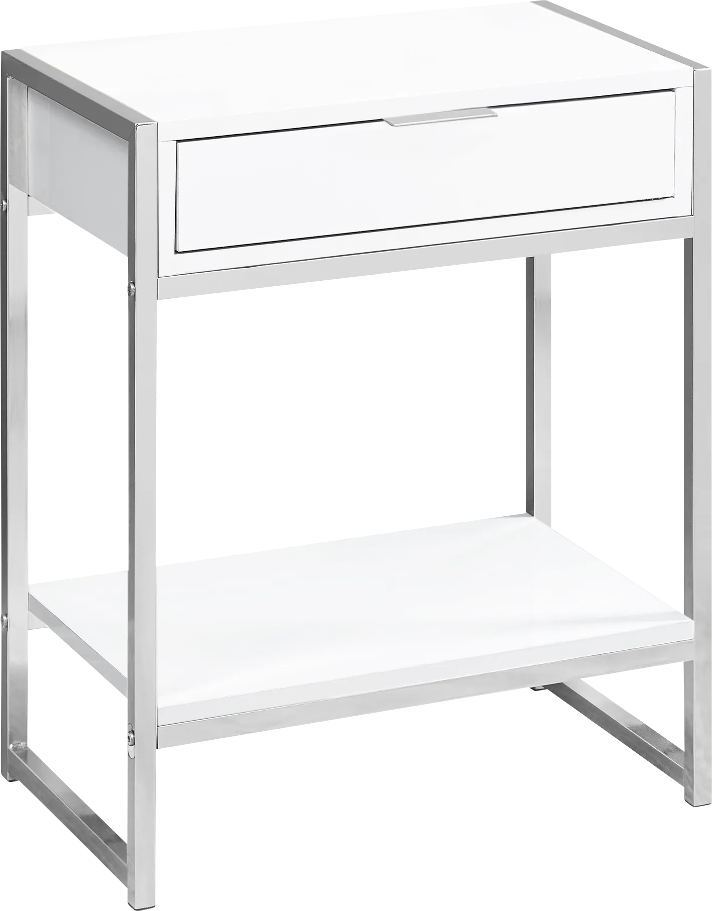 Berrien White Accent Table