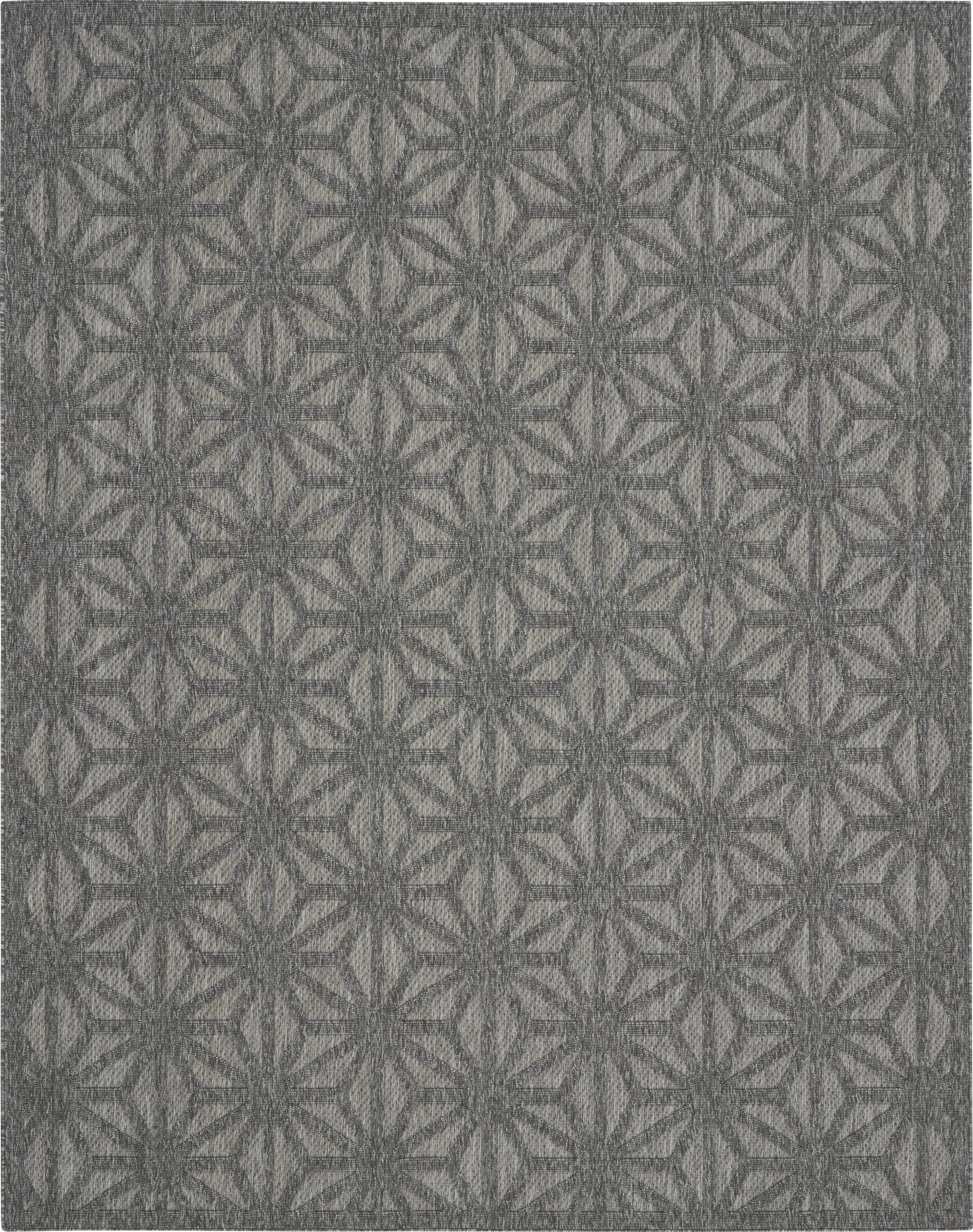 Clarene Dark Gray 8' x 10' Indoor/Outdoor Rug
