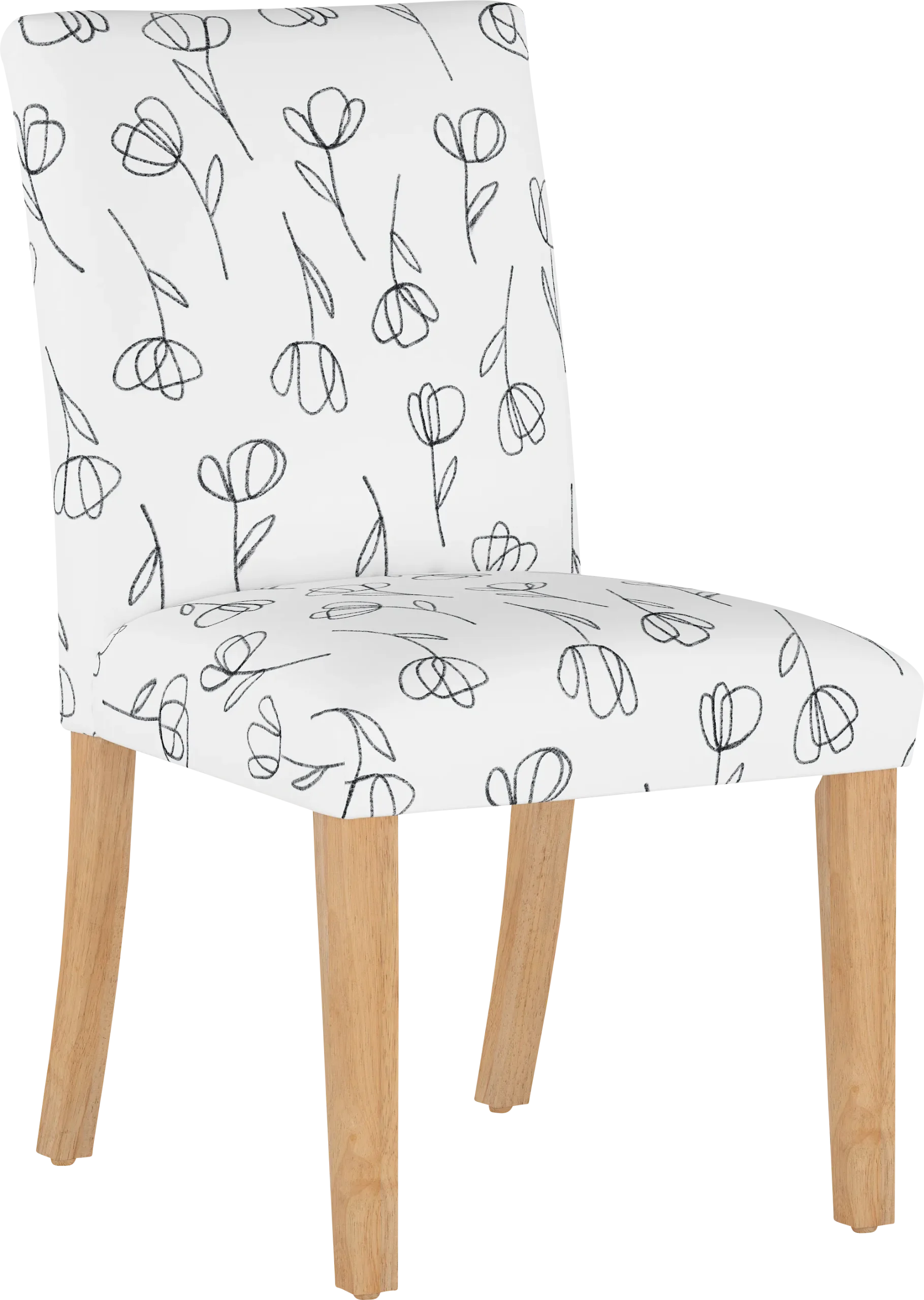 Bouqay White Side Chair