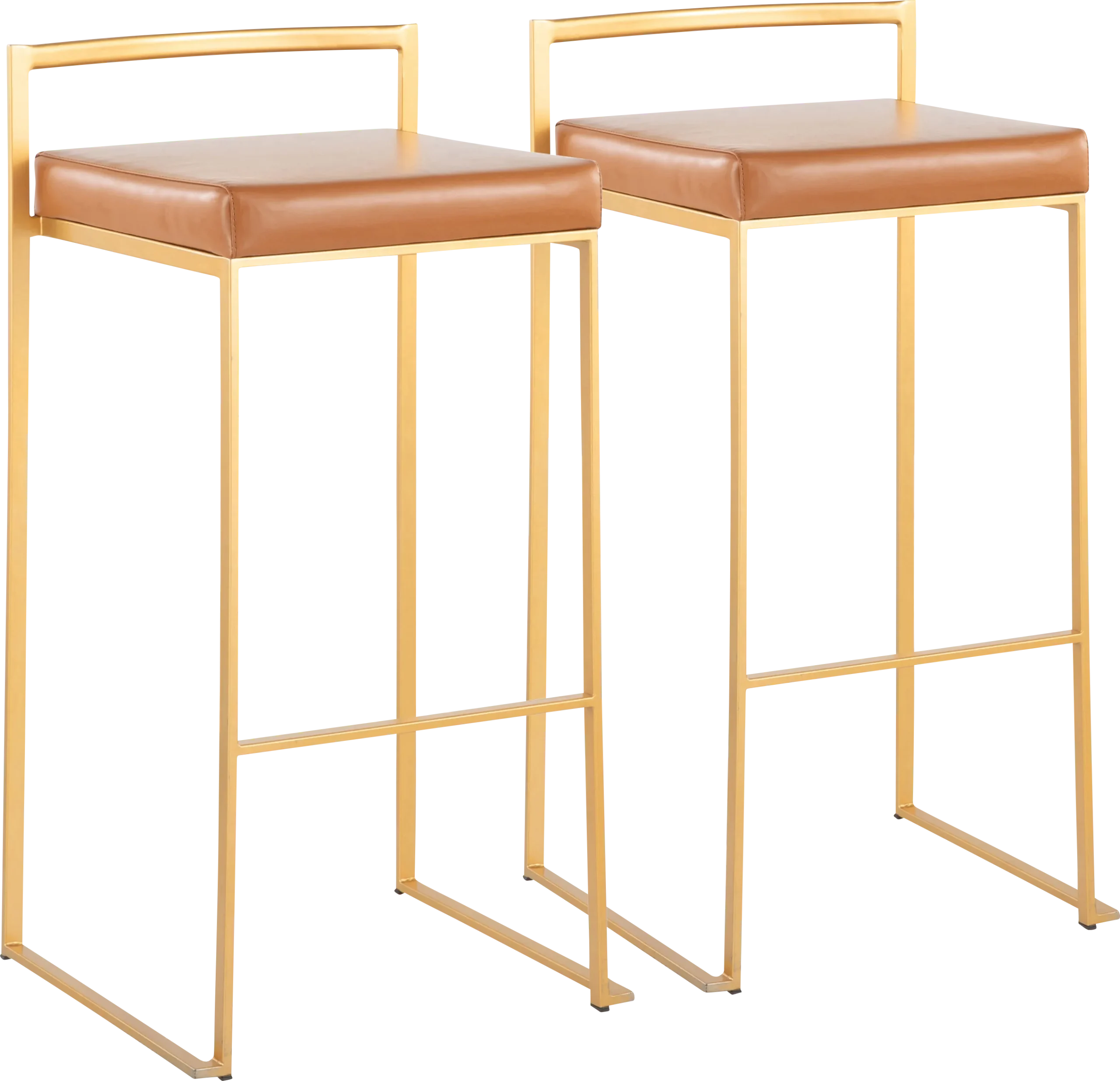 Birdlake II Camel Barstool, Set of 2