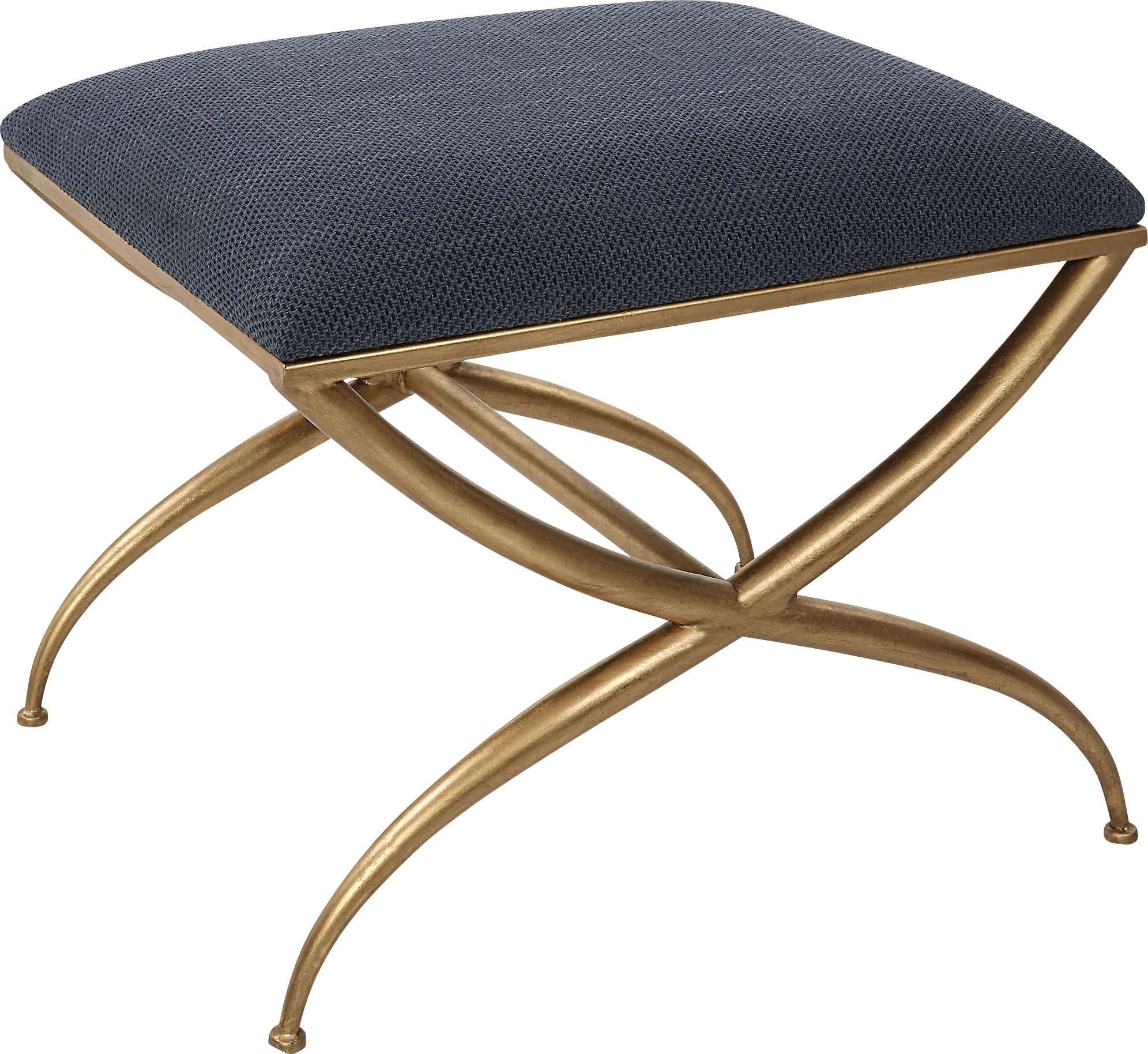 Calaria Navy Accent Bench