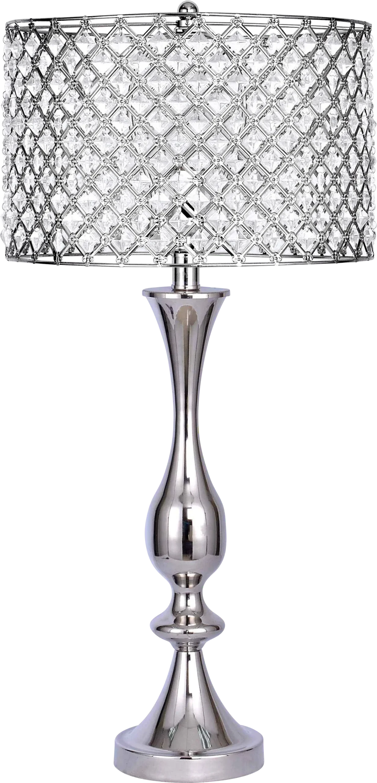 Darwin Circle Silver Lamp