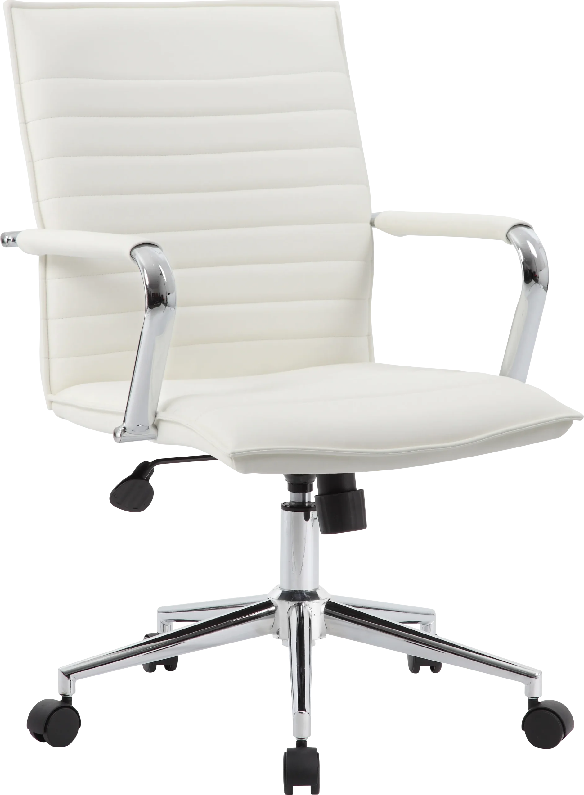 Bergdale White Office Chair