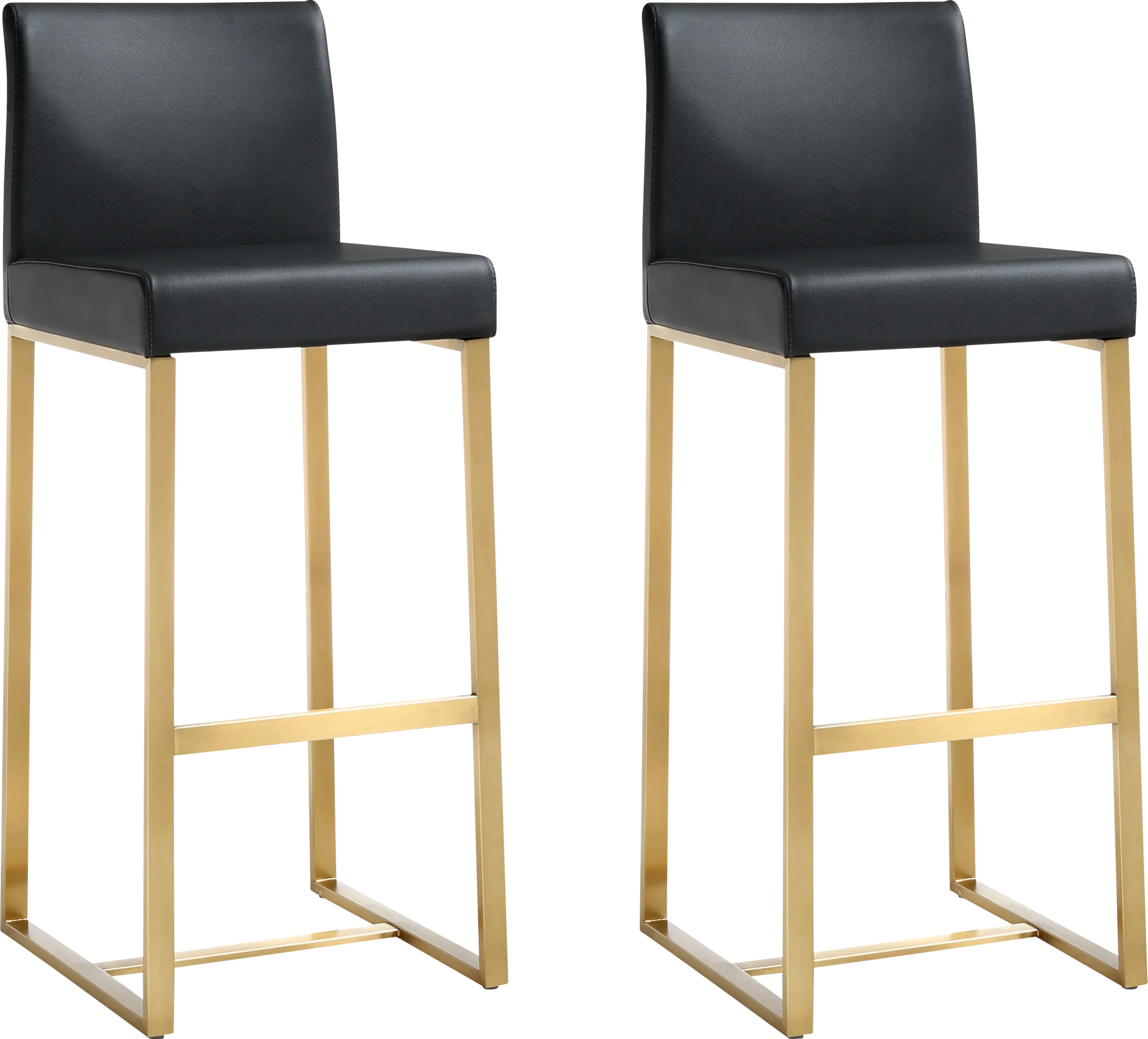 Caliael Black Barstool, Set of 2