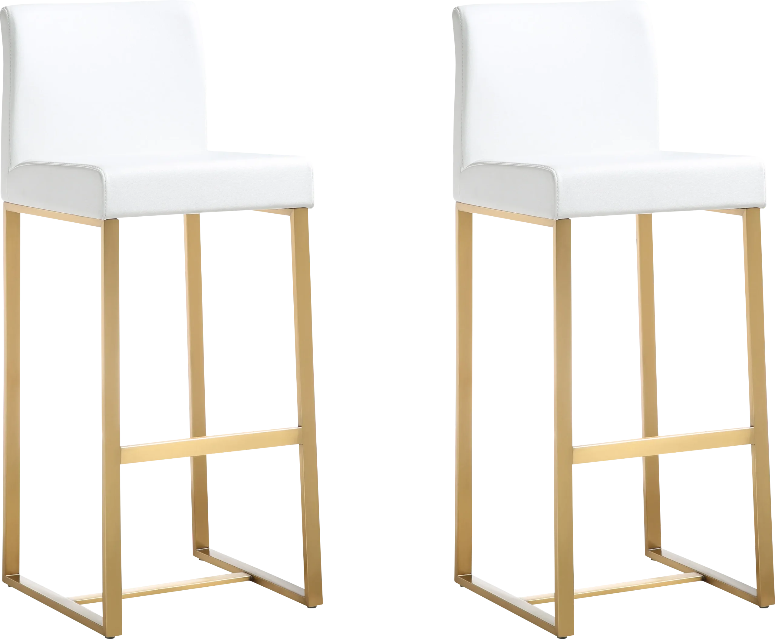 Caliael White Barstool, Set of 2