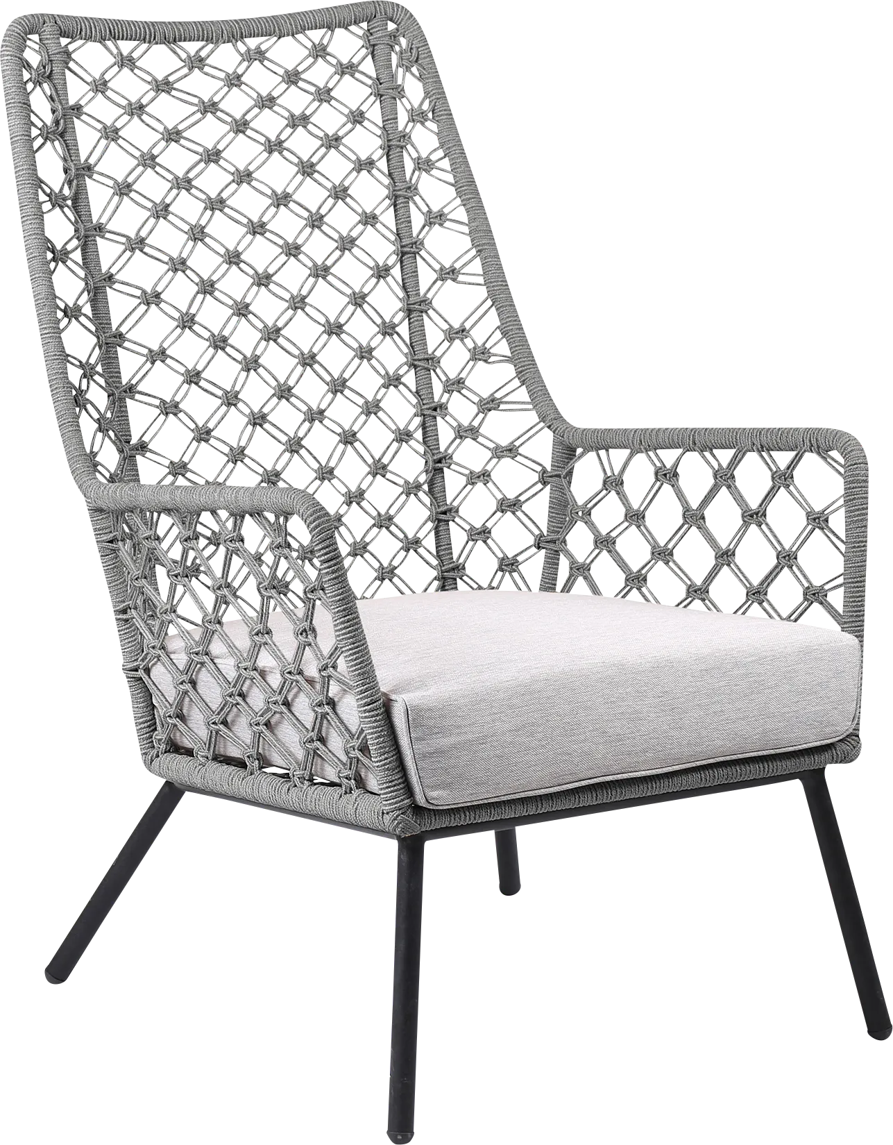 Corann Gray Outdoor Lounge Chair