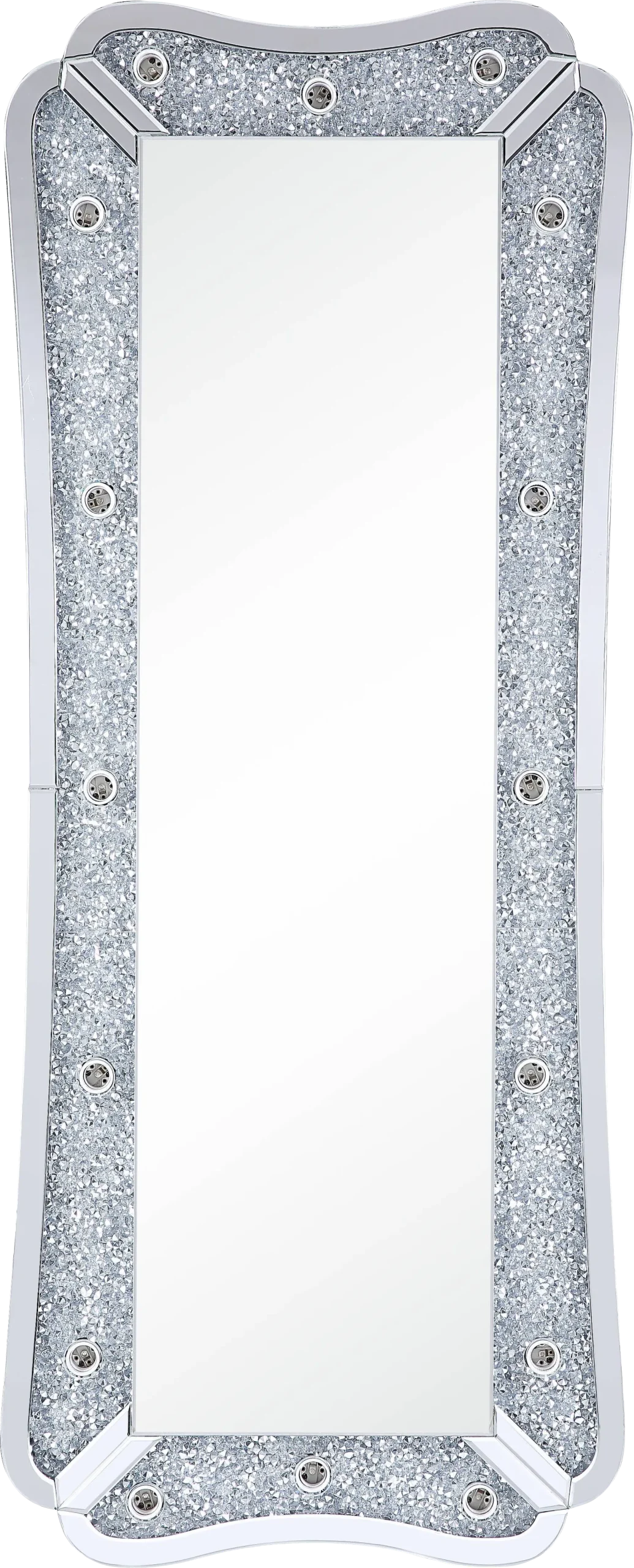 Bocagrande Silver Floor Mirror