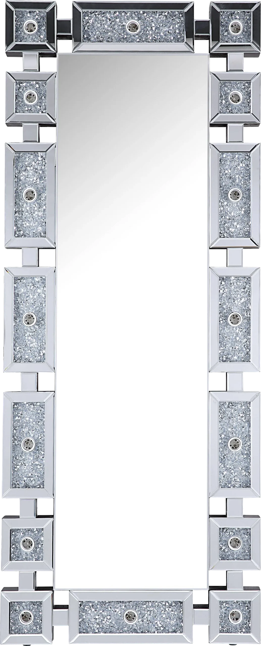 Boaires Silver Floor Mirror