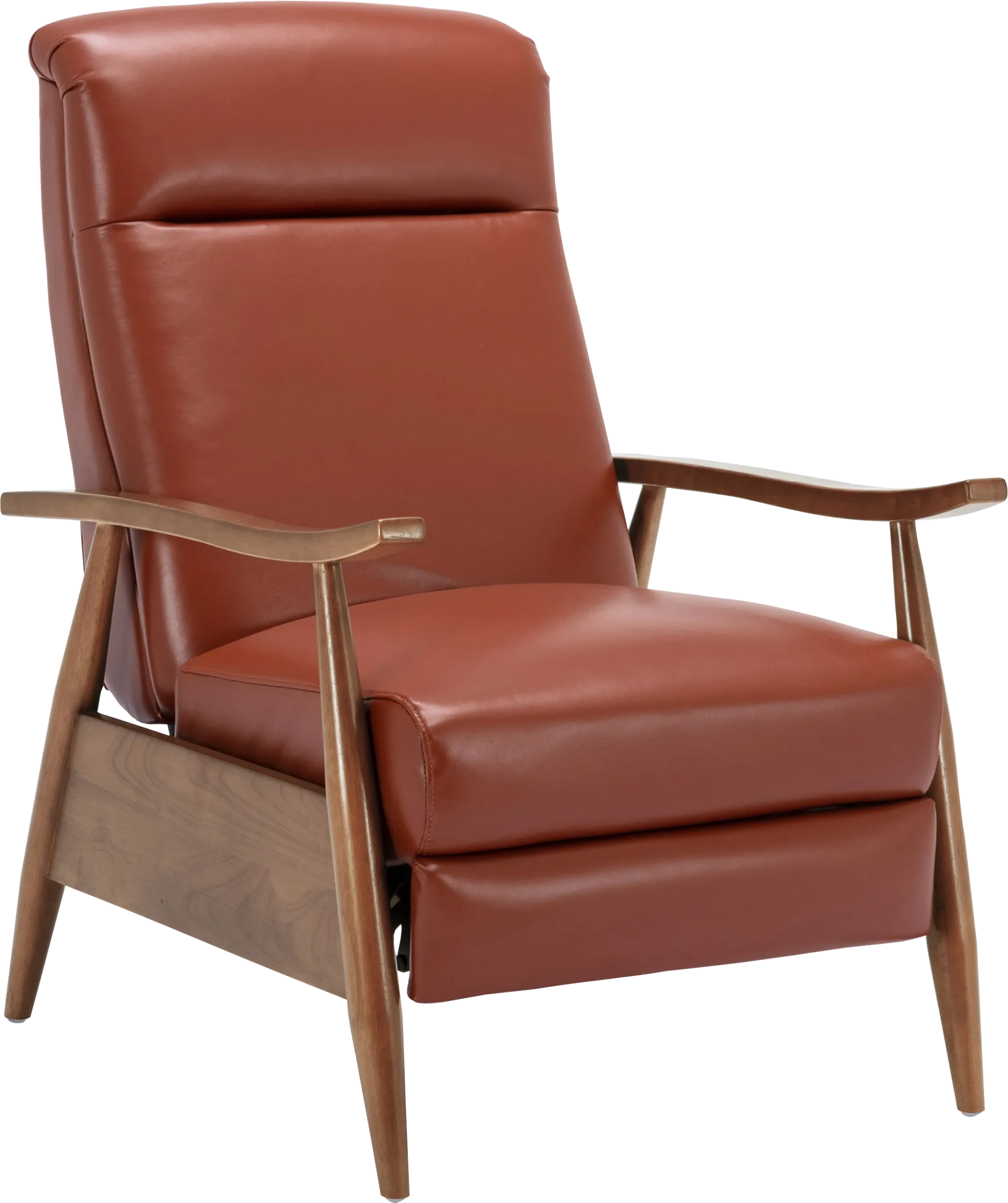 Benbro II Leather Push Back Recliner
