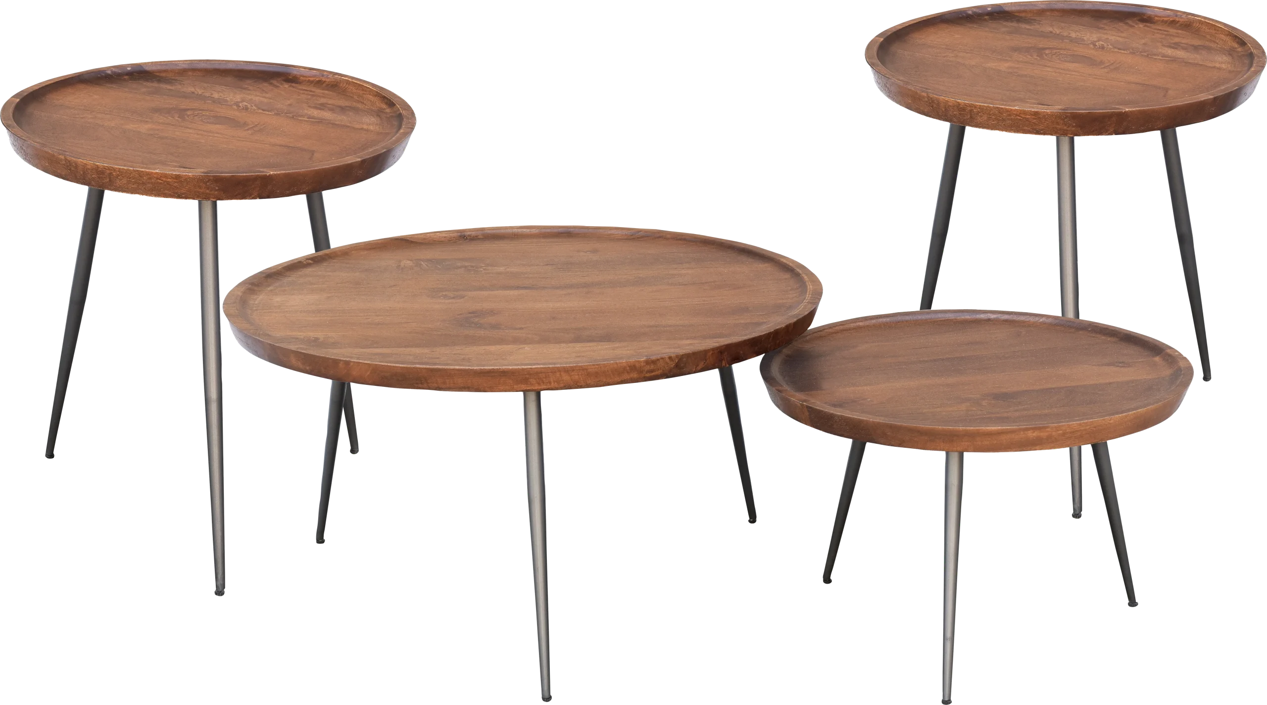 Brendleton Brown 4 Pc Table Set