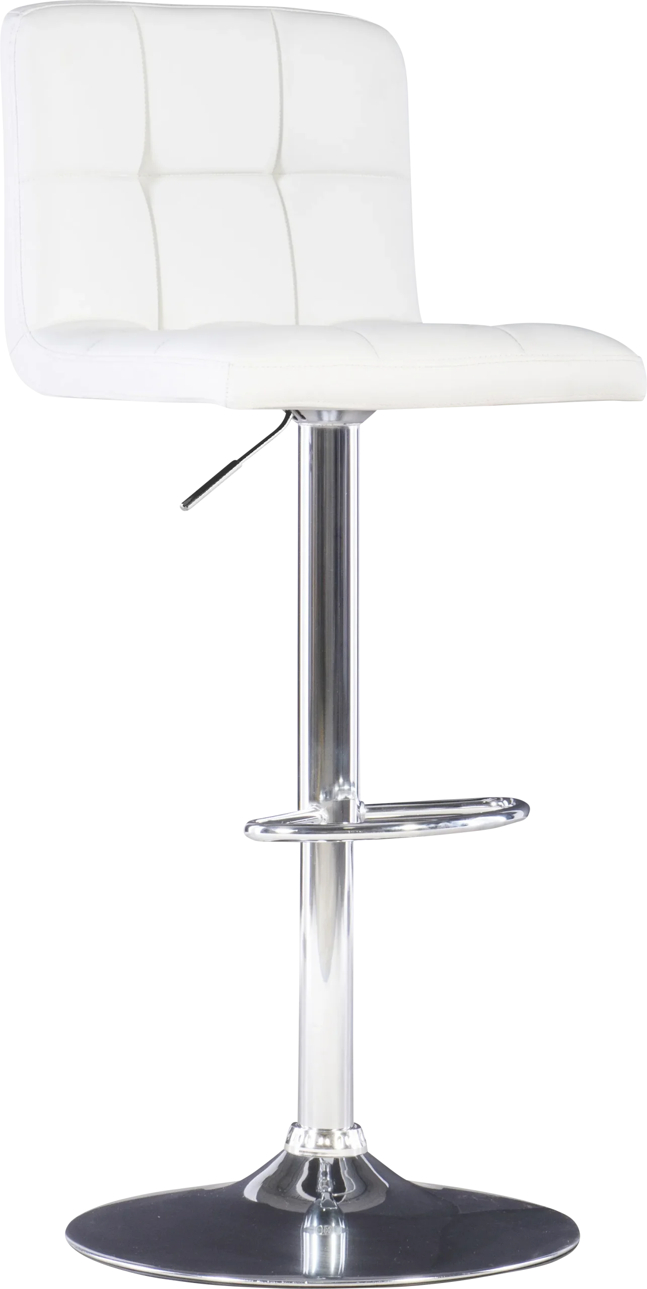 Cerics White Desk Stool
