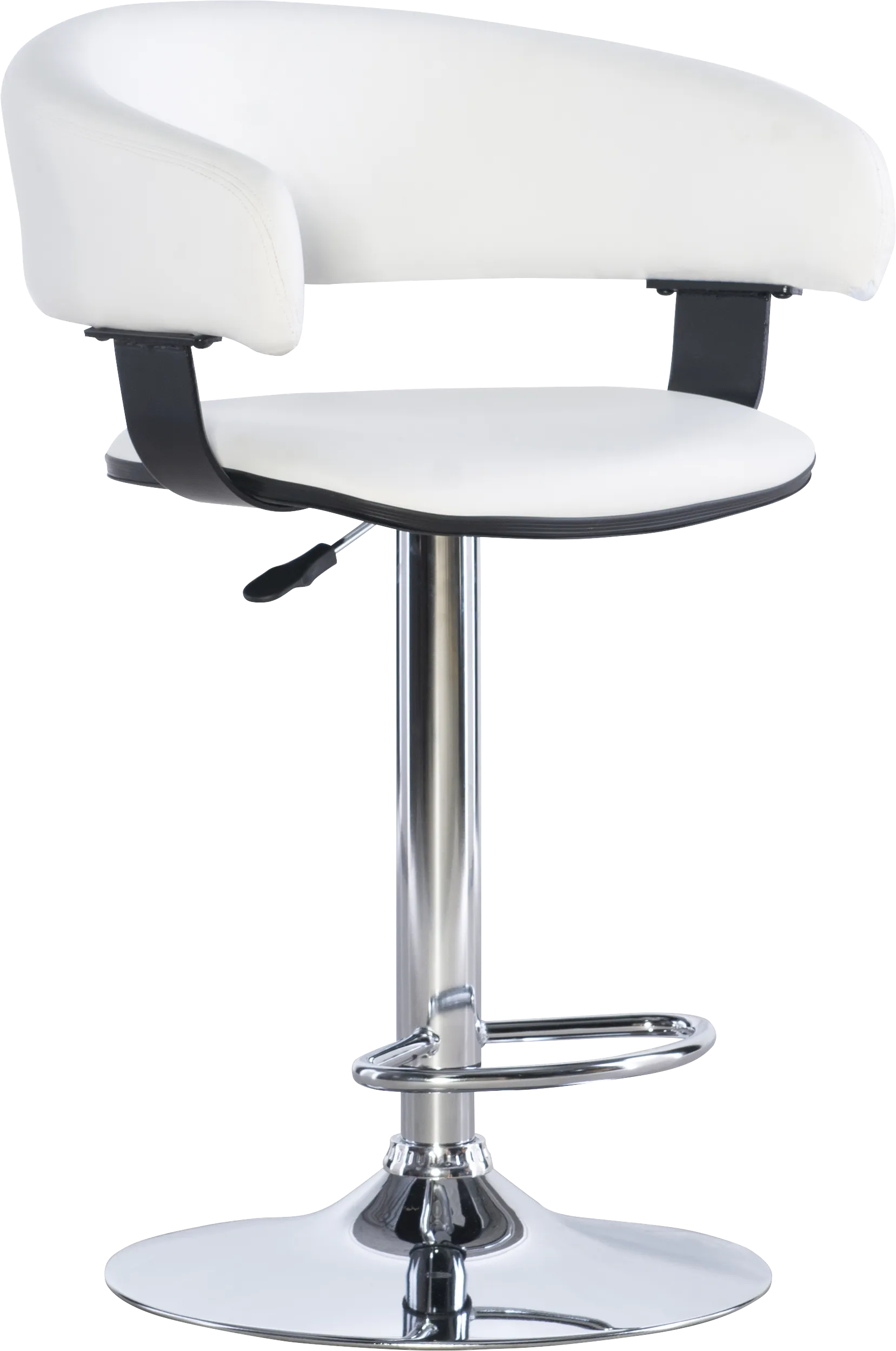 Cetona White Desk Stool