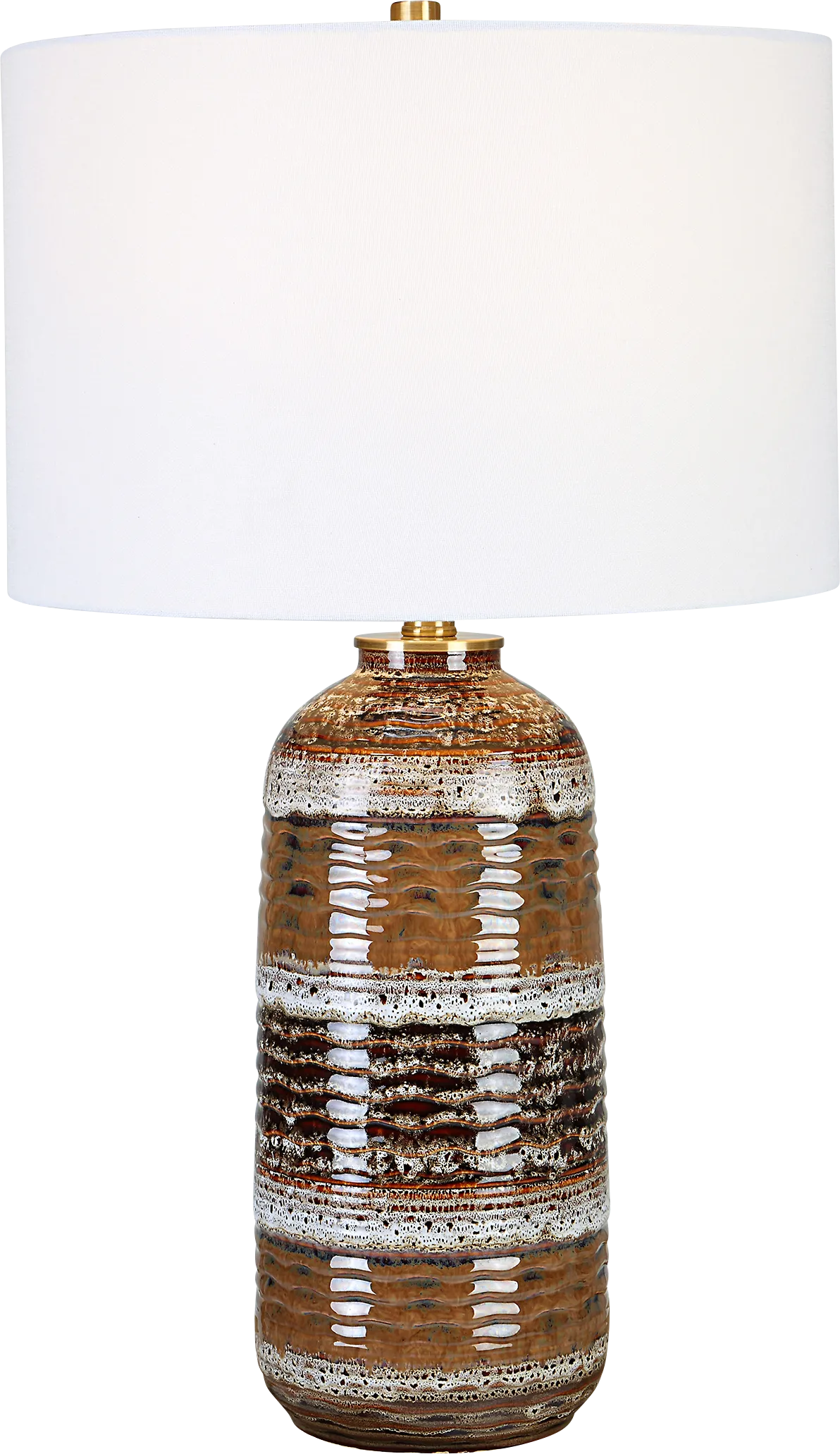 Caleb Reef Brown Lamp