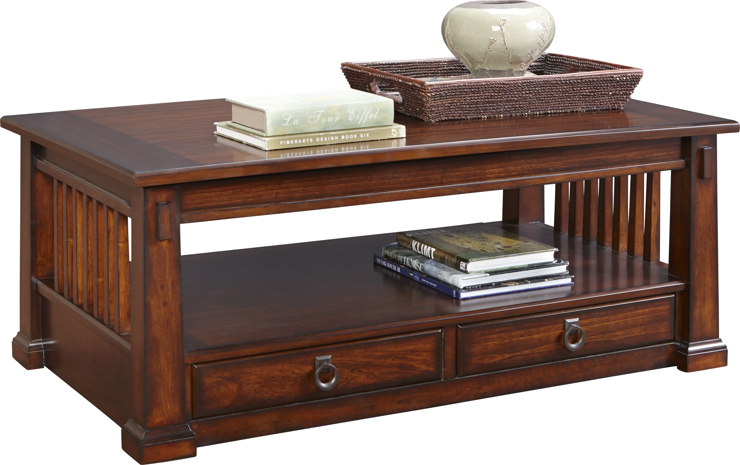 Clairfield Tobacco Lift-Top Cocktail Table