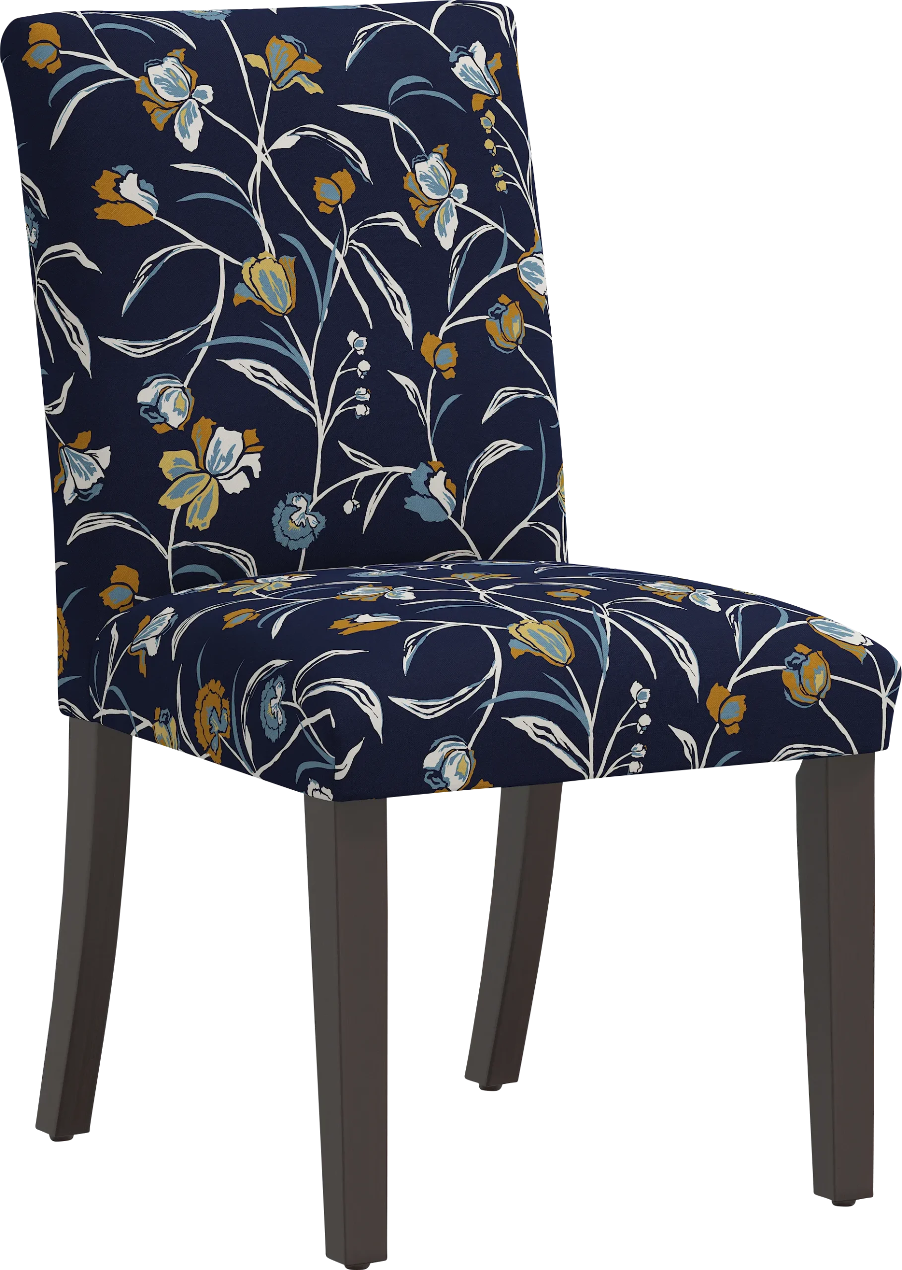 Dalzell Navy Side Chair