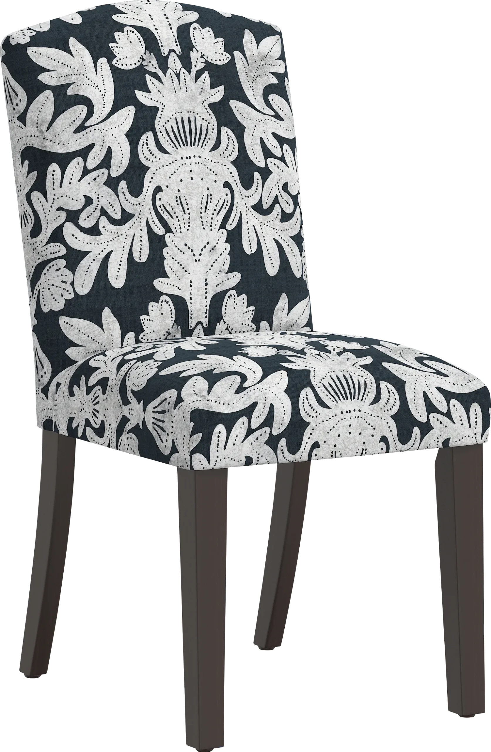 Dalzell Dark Blue Side Chair