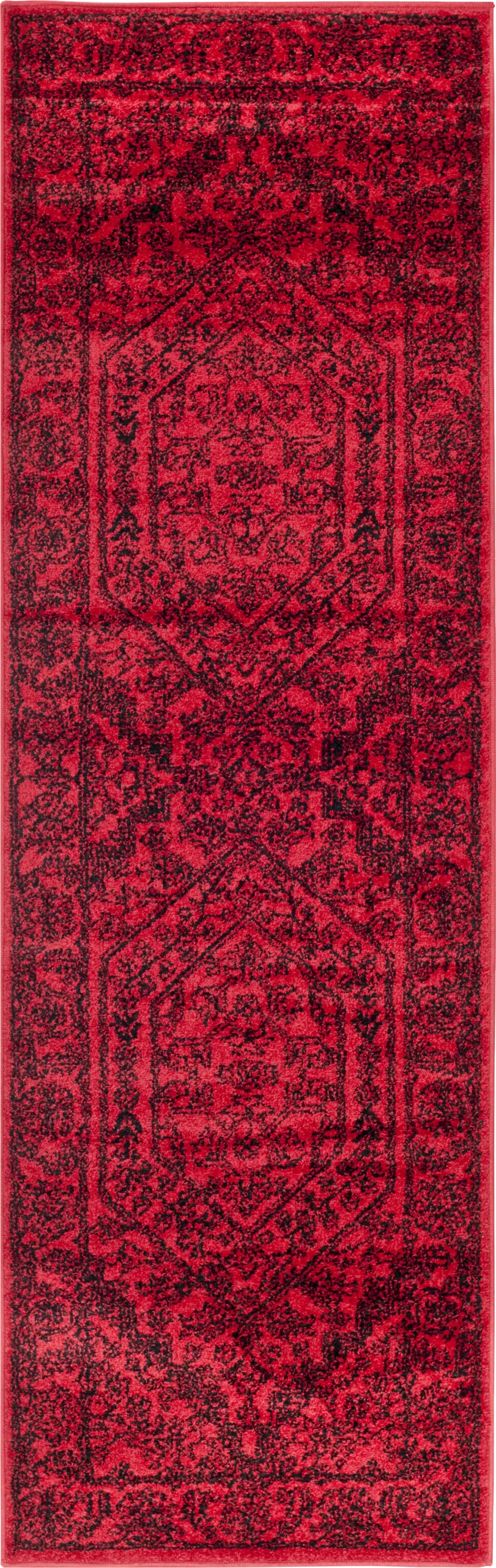 Daylee Red 2'6 x 8' Runner Rug