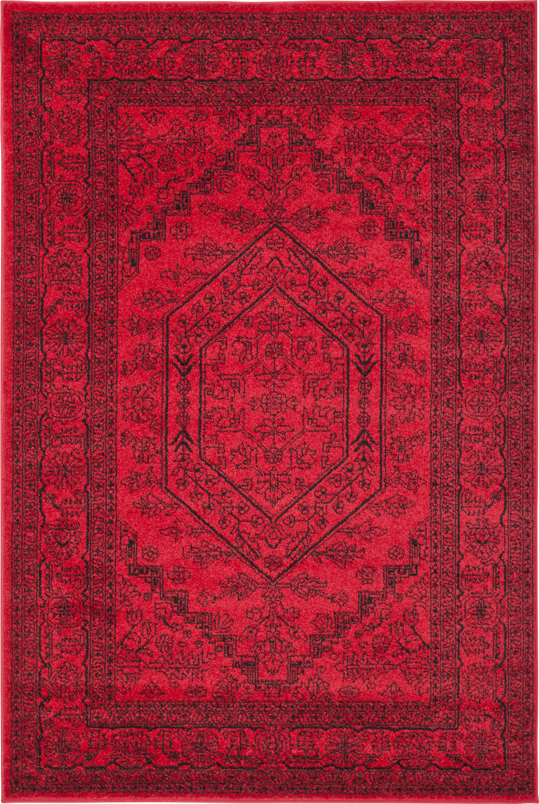 Daylee Red 6' x 9' Rug