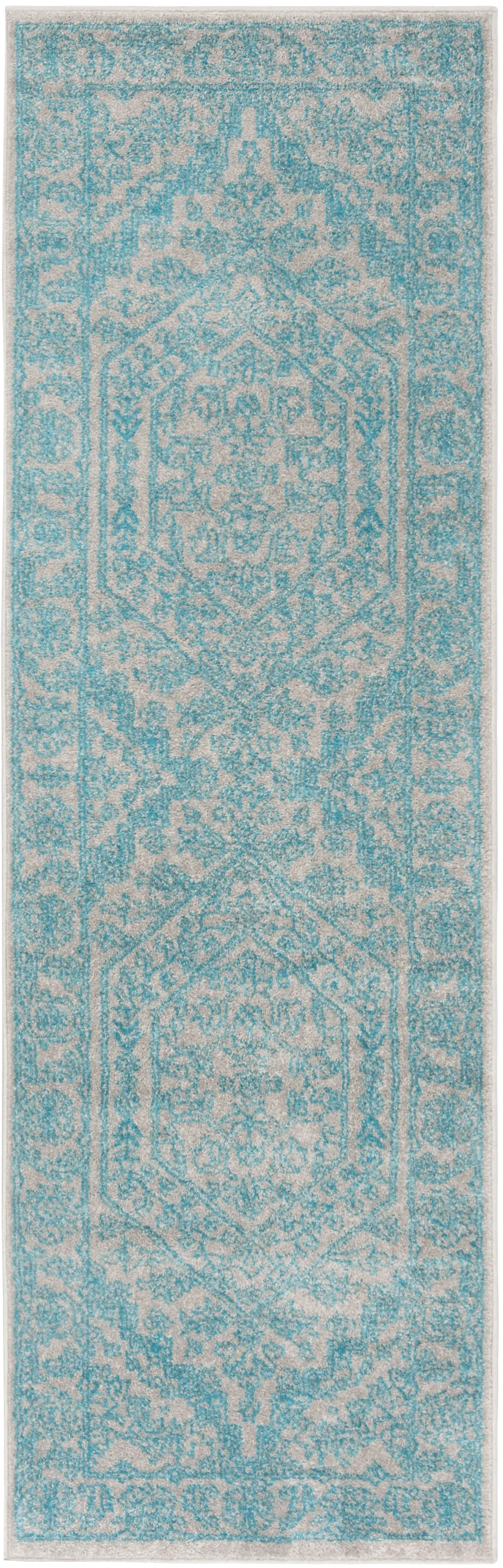 Daylee Light Gray 2'6 x 8' Runner Rug