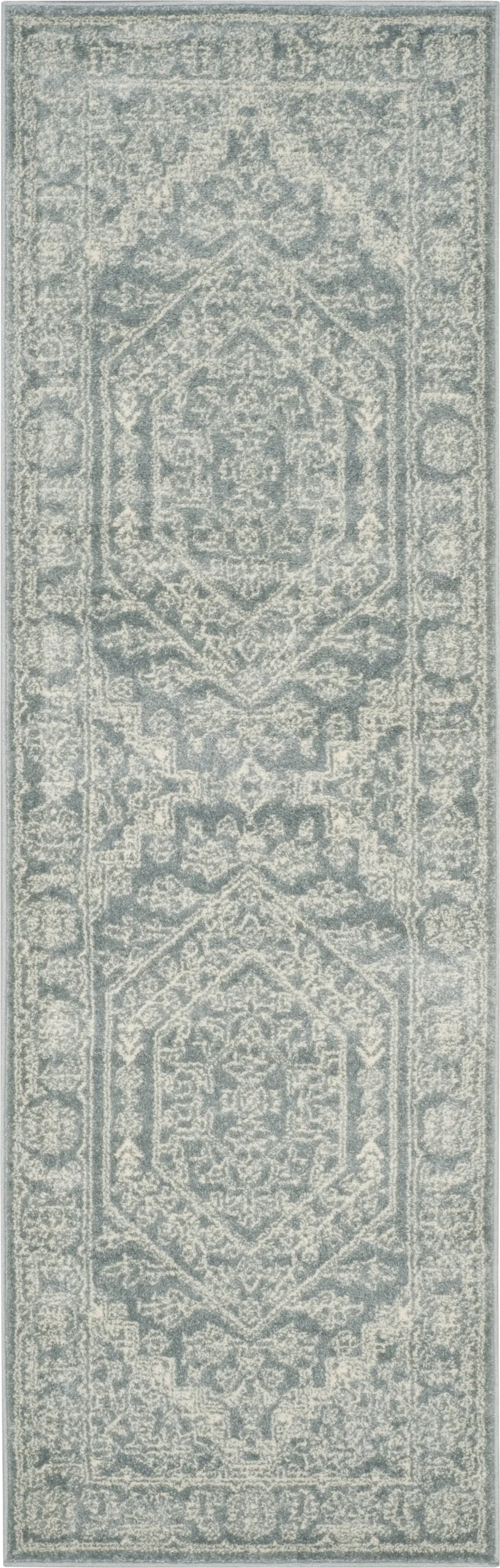 Daylee Slate 2'6 x 8' Runner Rug