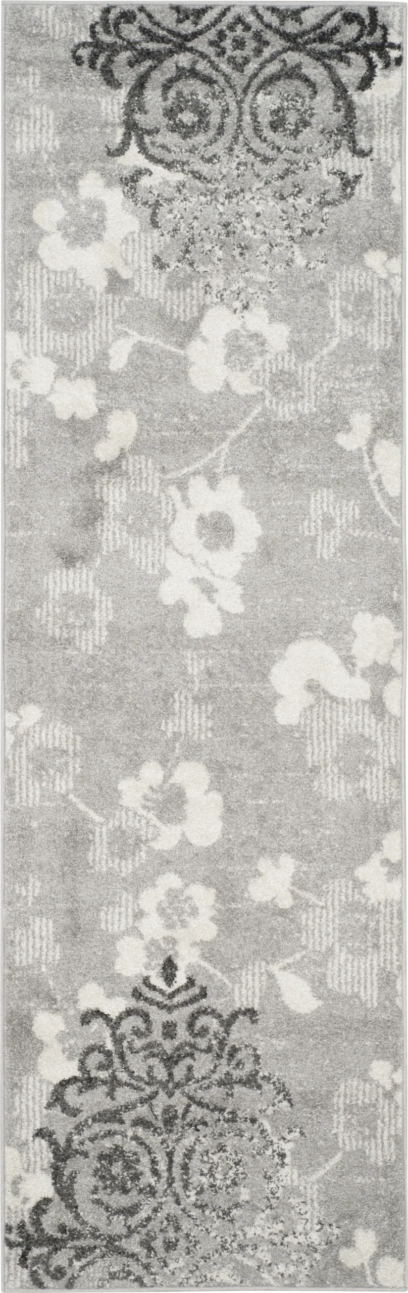 Clarisse Silver 2'6 x 8' Runner Rug