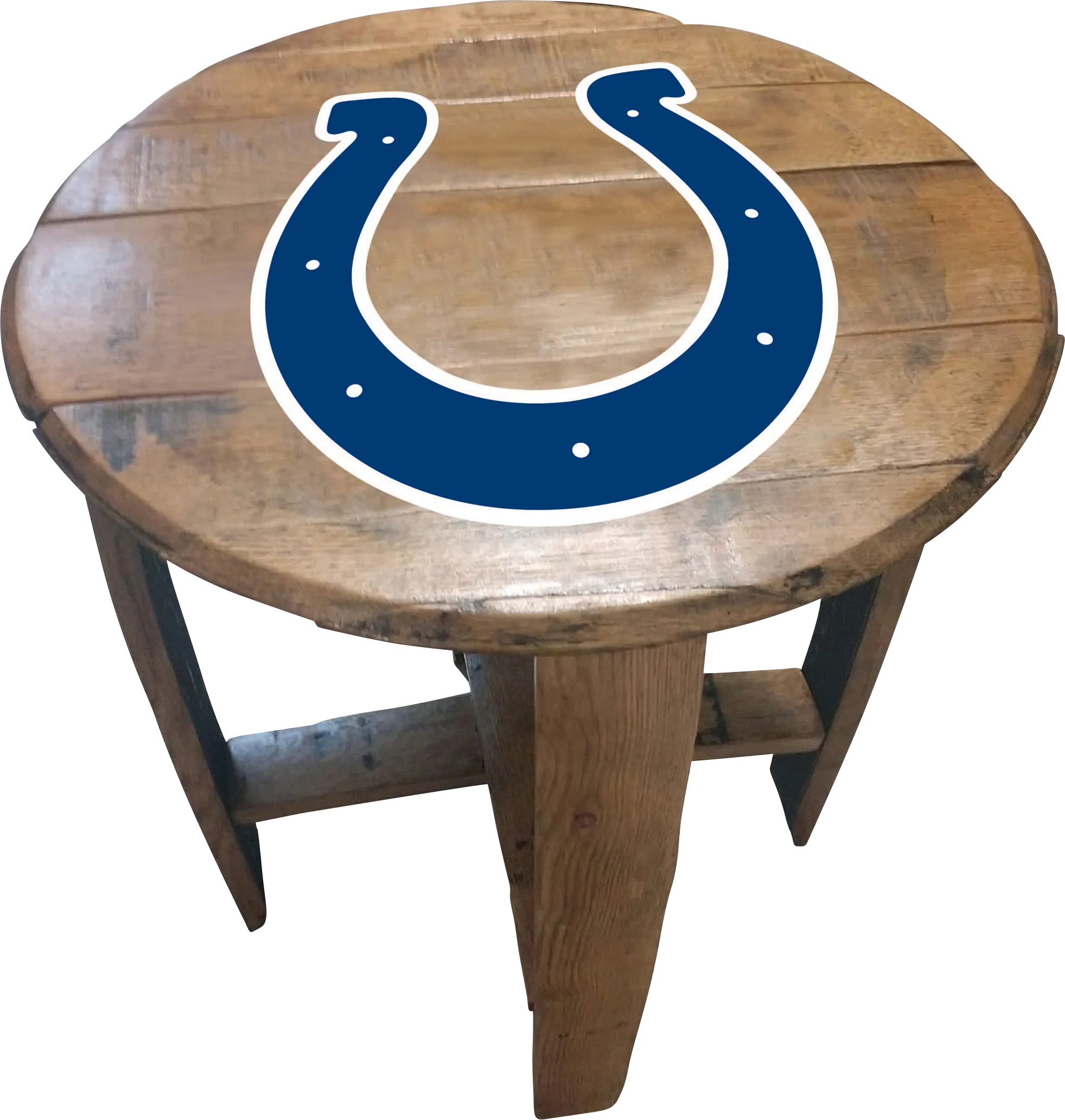 Big Team NFL Indianapolis Colts Brown End Table
