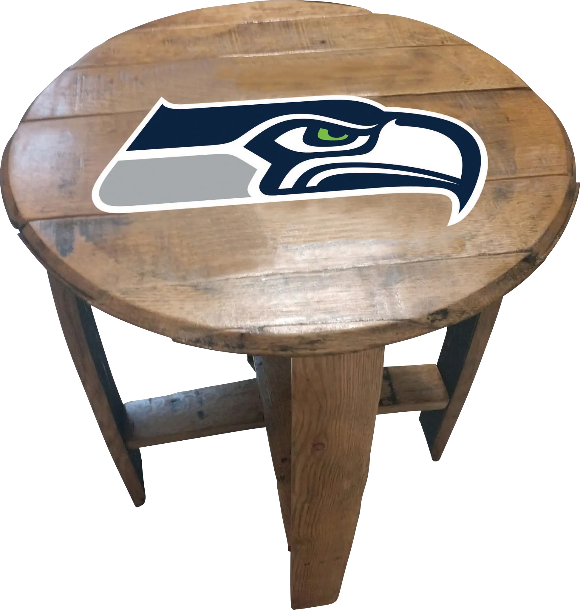 Big Team NFL Seattle Seahawks Brown End Table