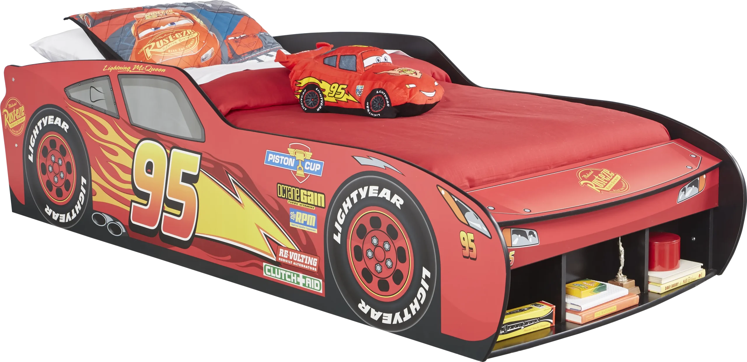 Disney/Pixar Cars Lightning McQueen™ Red Twin Car Bed