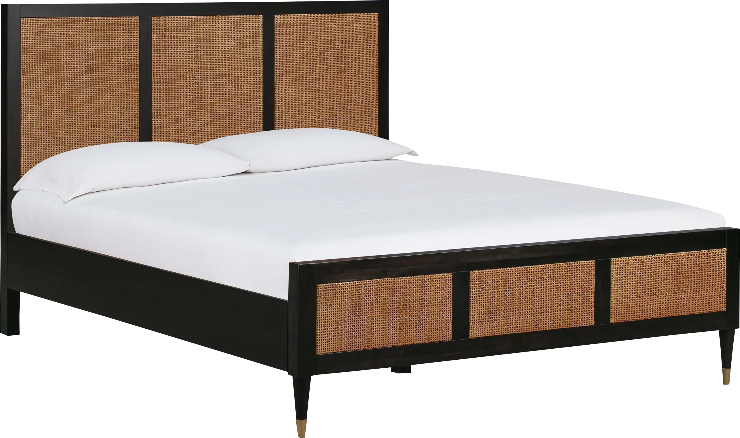 Canalers Black Queen Bed