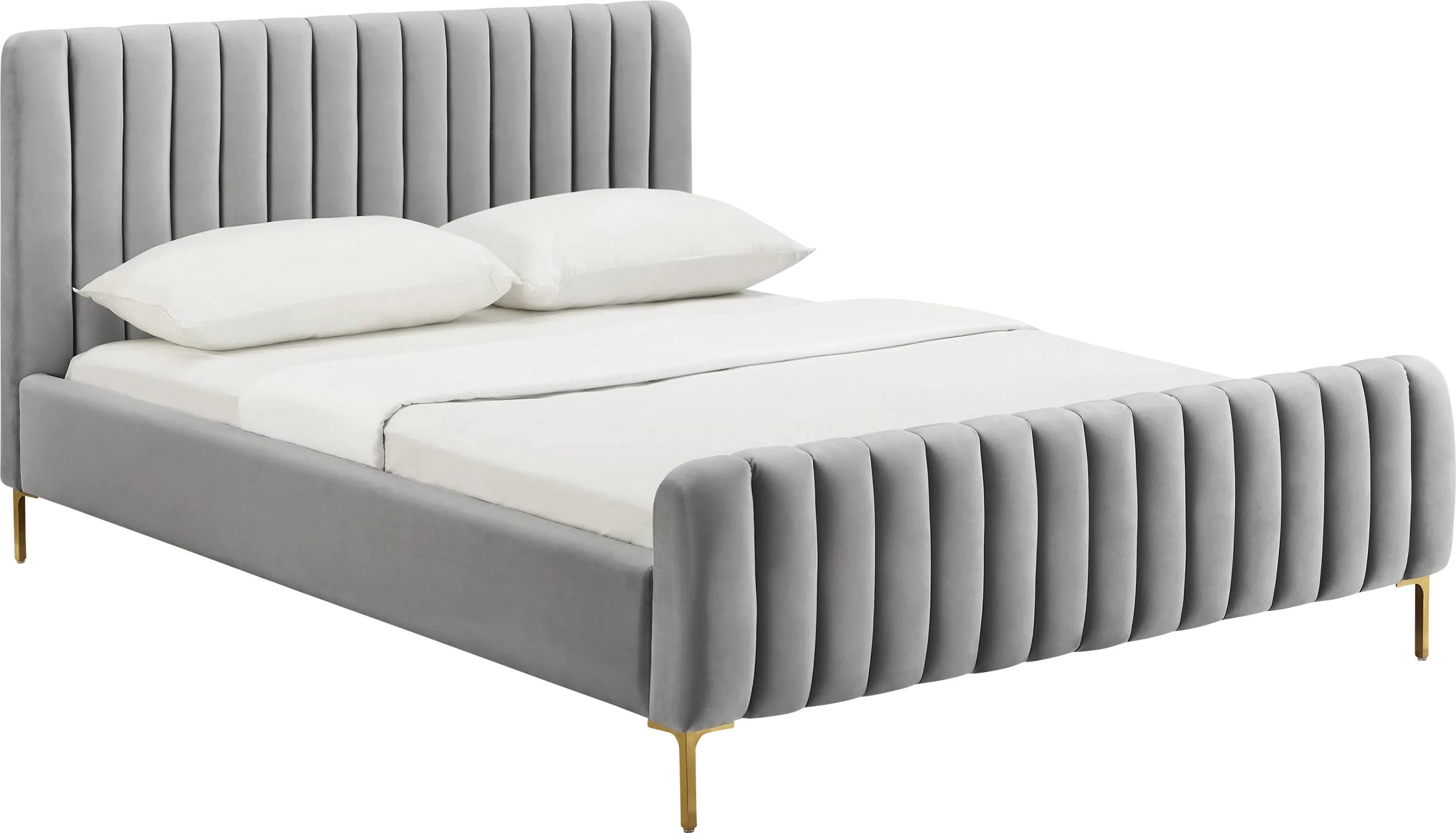 Beineke Gray Queen Bed