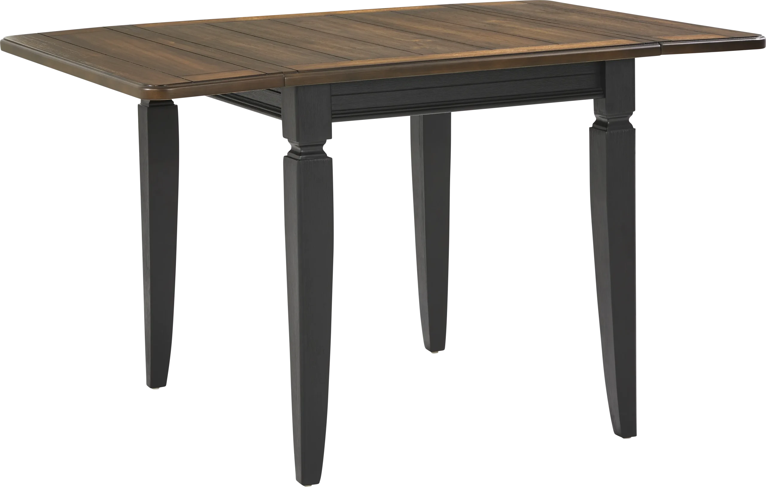 Country Lane Black Drop Leaf Dining Table