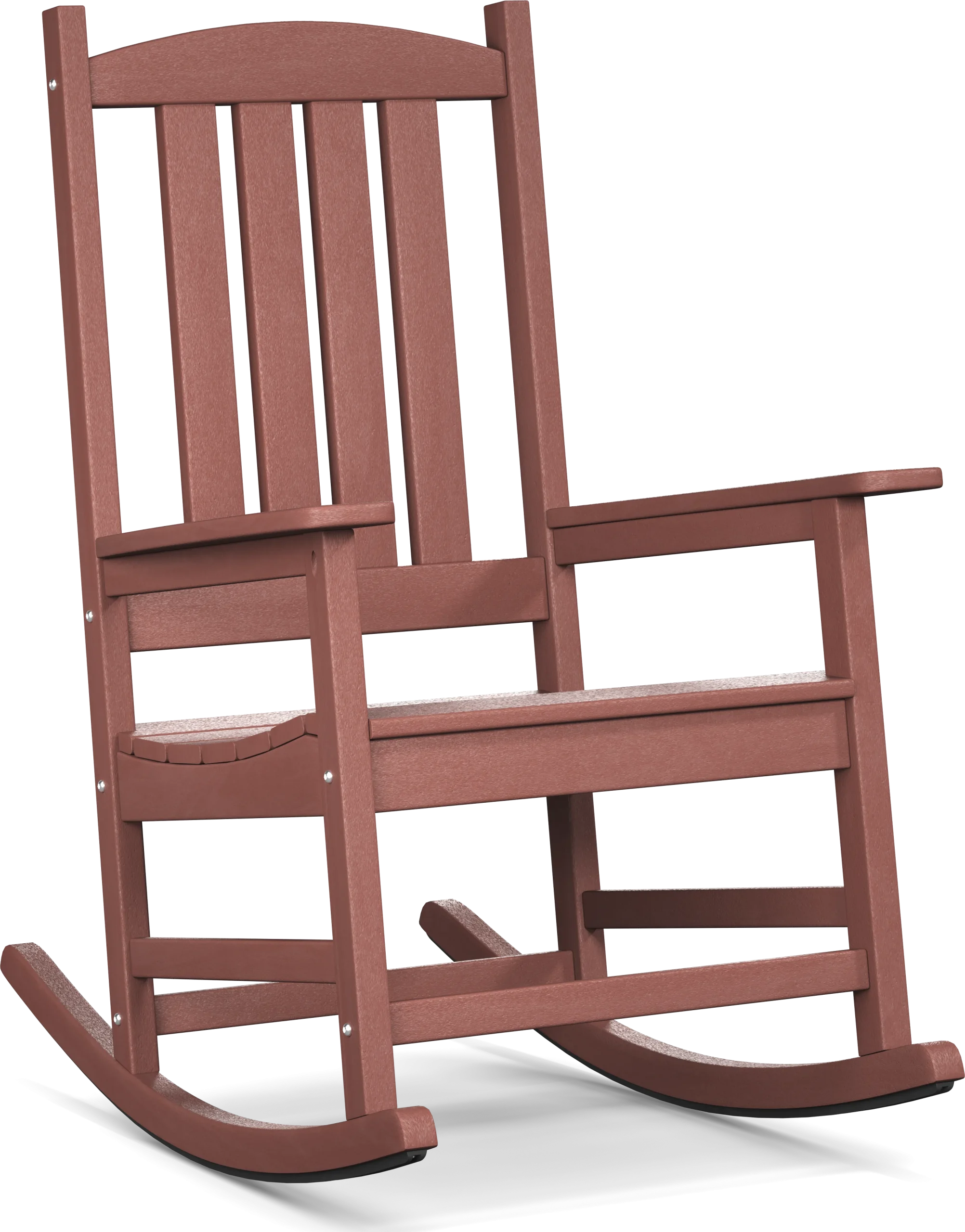 Brocky Red Outdoor Rocking Chair