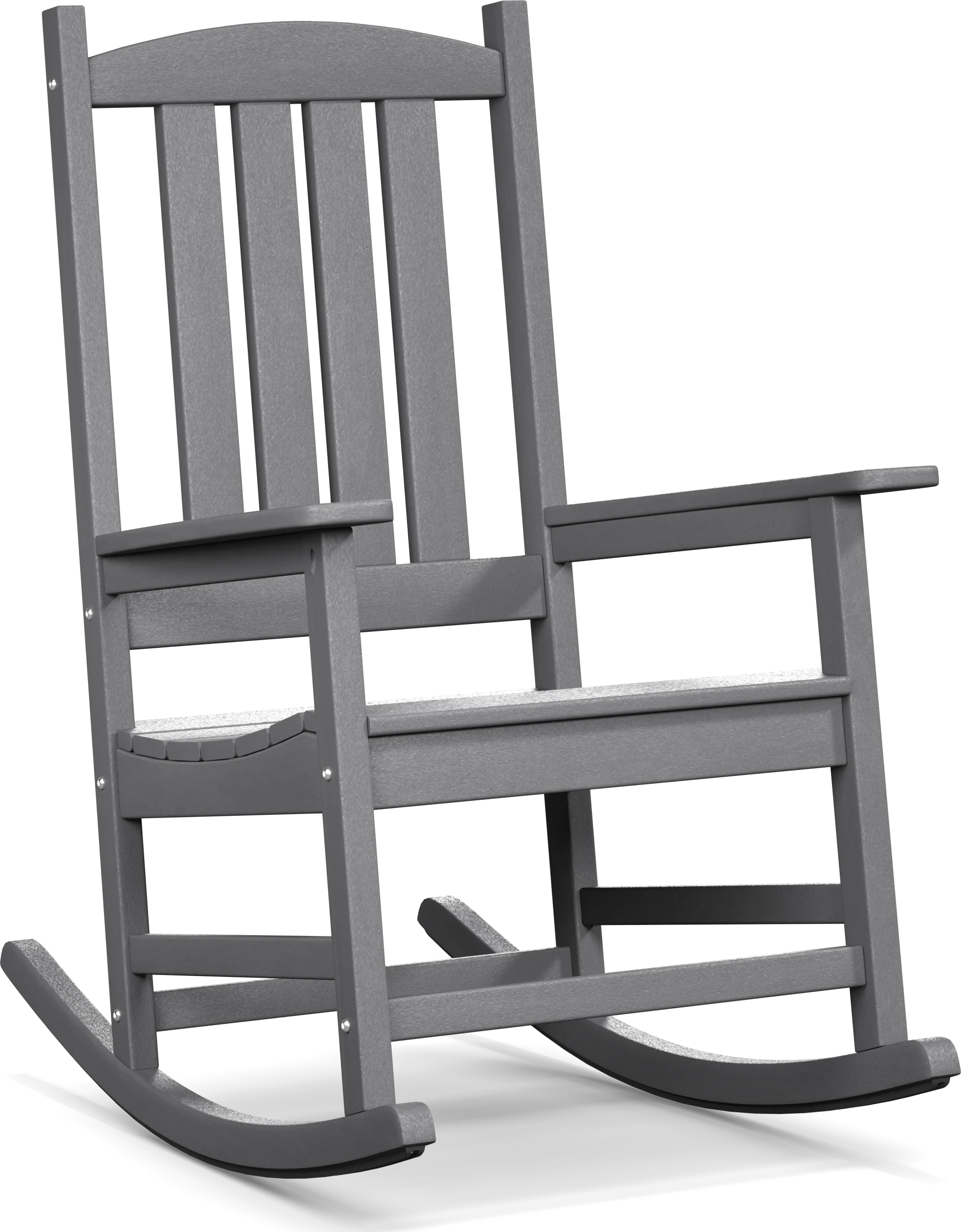 Brocky Gray Outdoor Rocking Chair