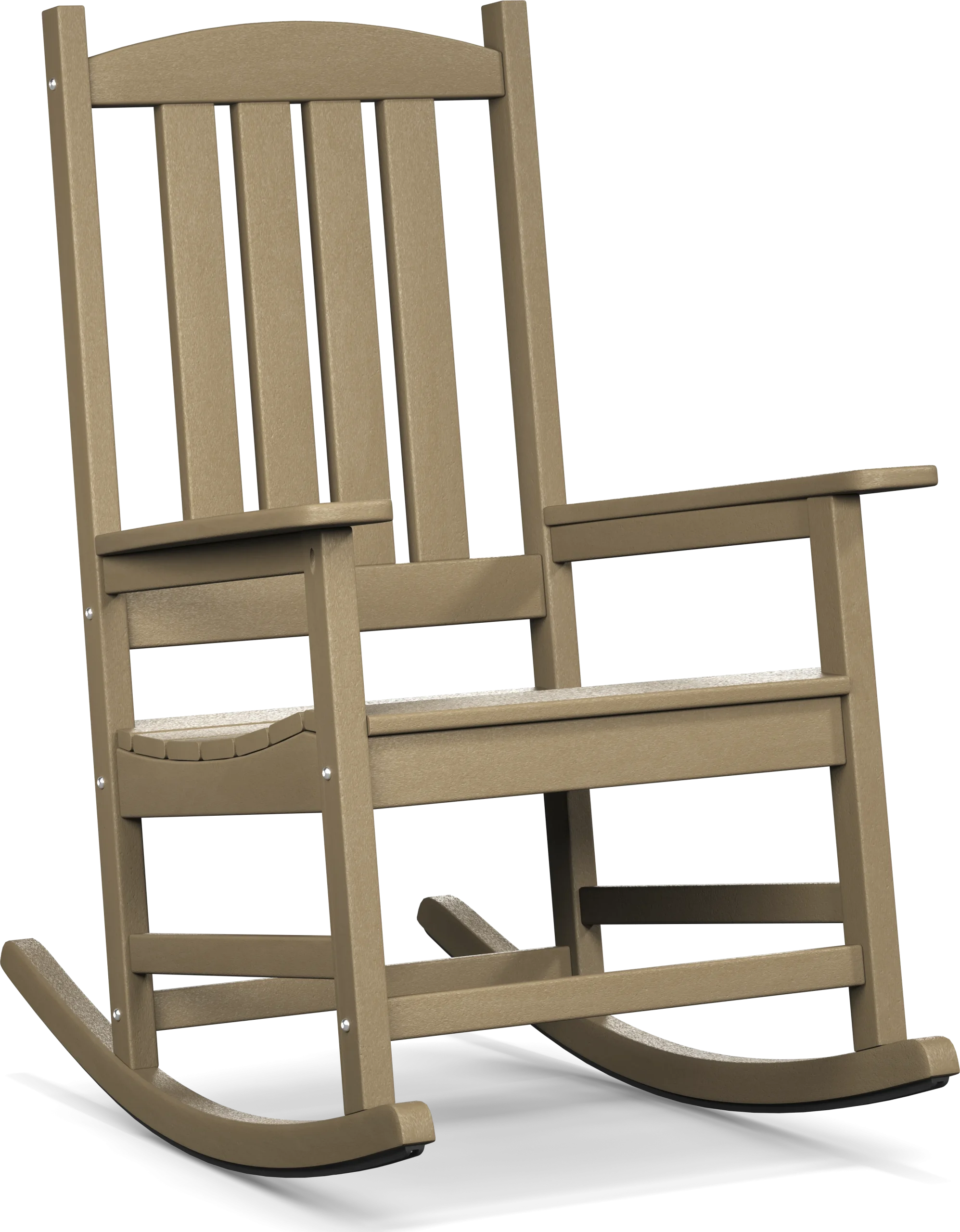 Brocky Brown Outdoor Rocking Chair