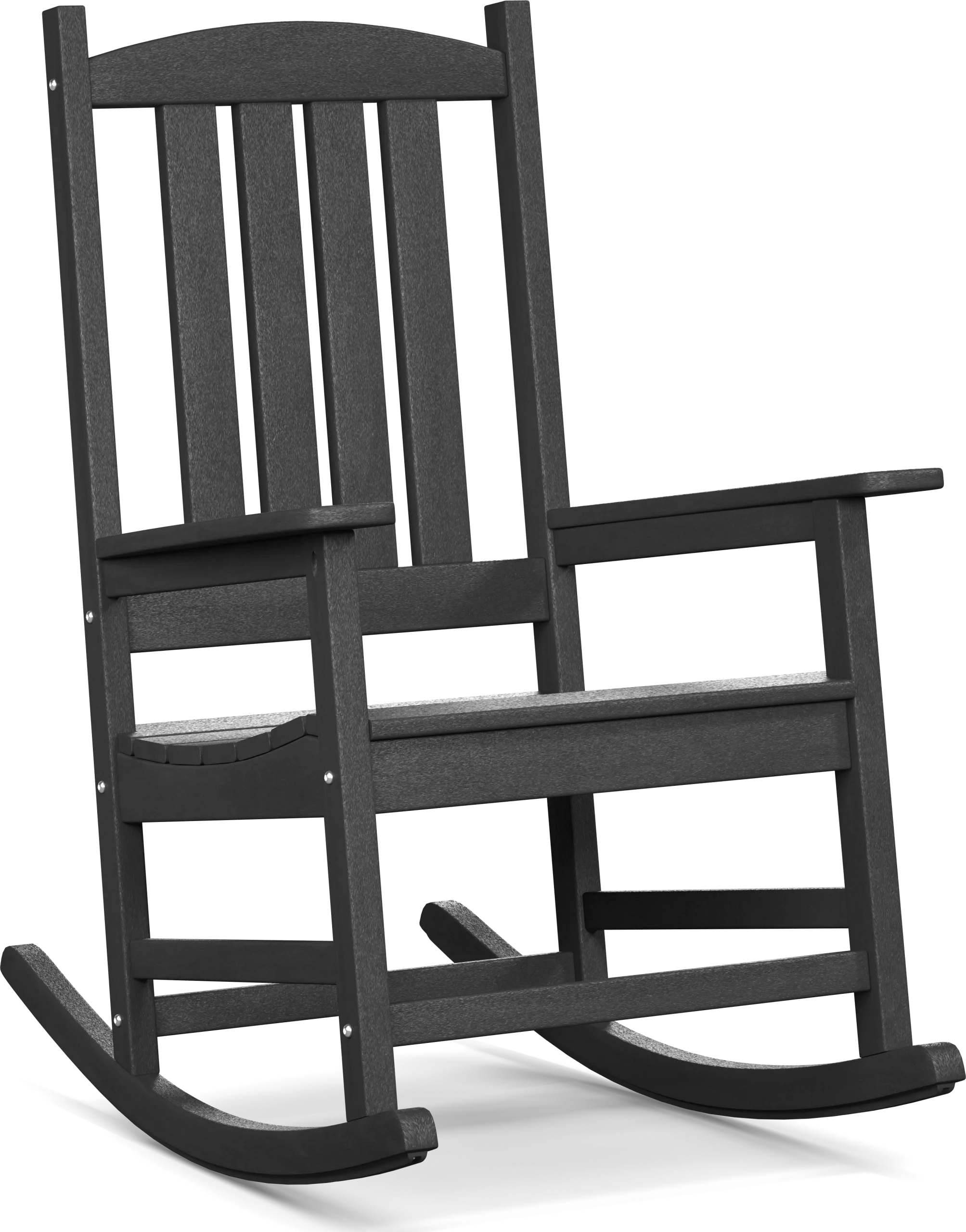 Brocky Black Outdoor Rocking Chair