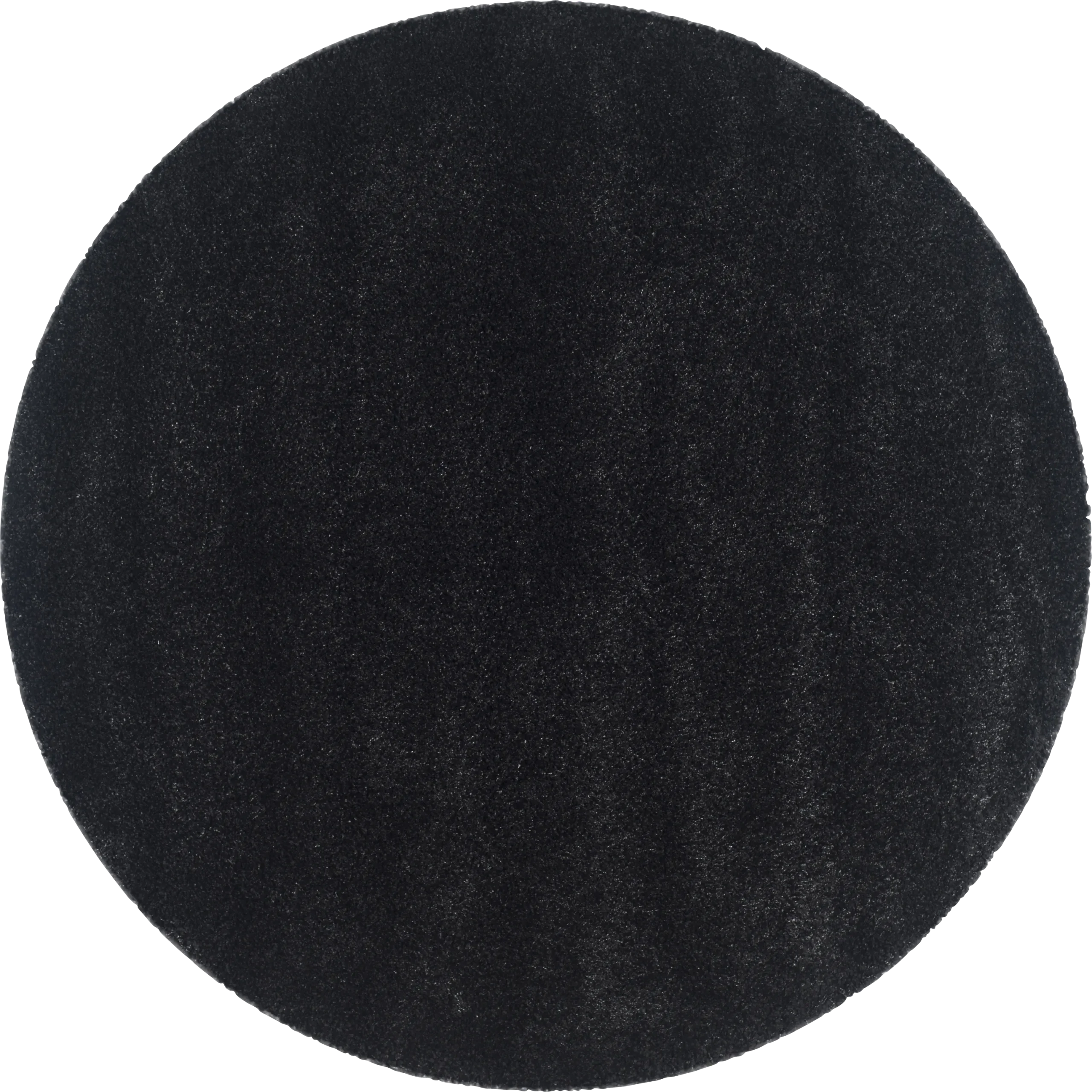 Cleona Black 4' Round Rug