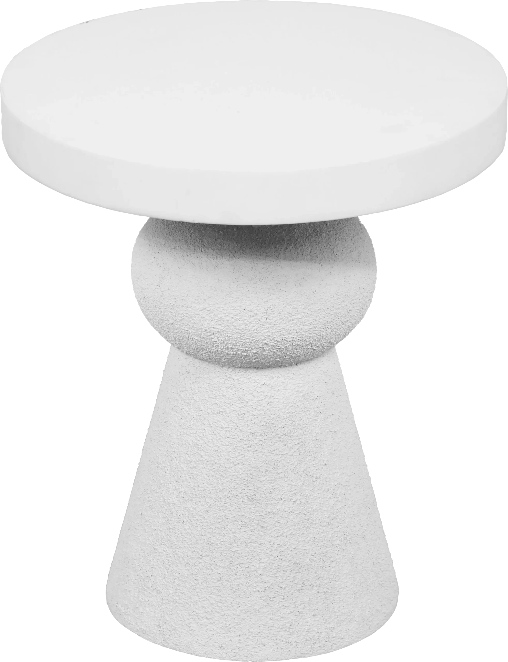 Bolleana White End Table