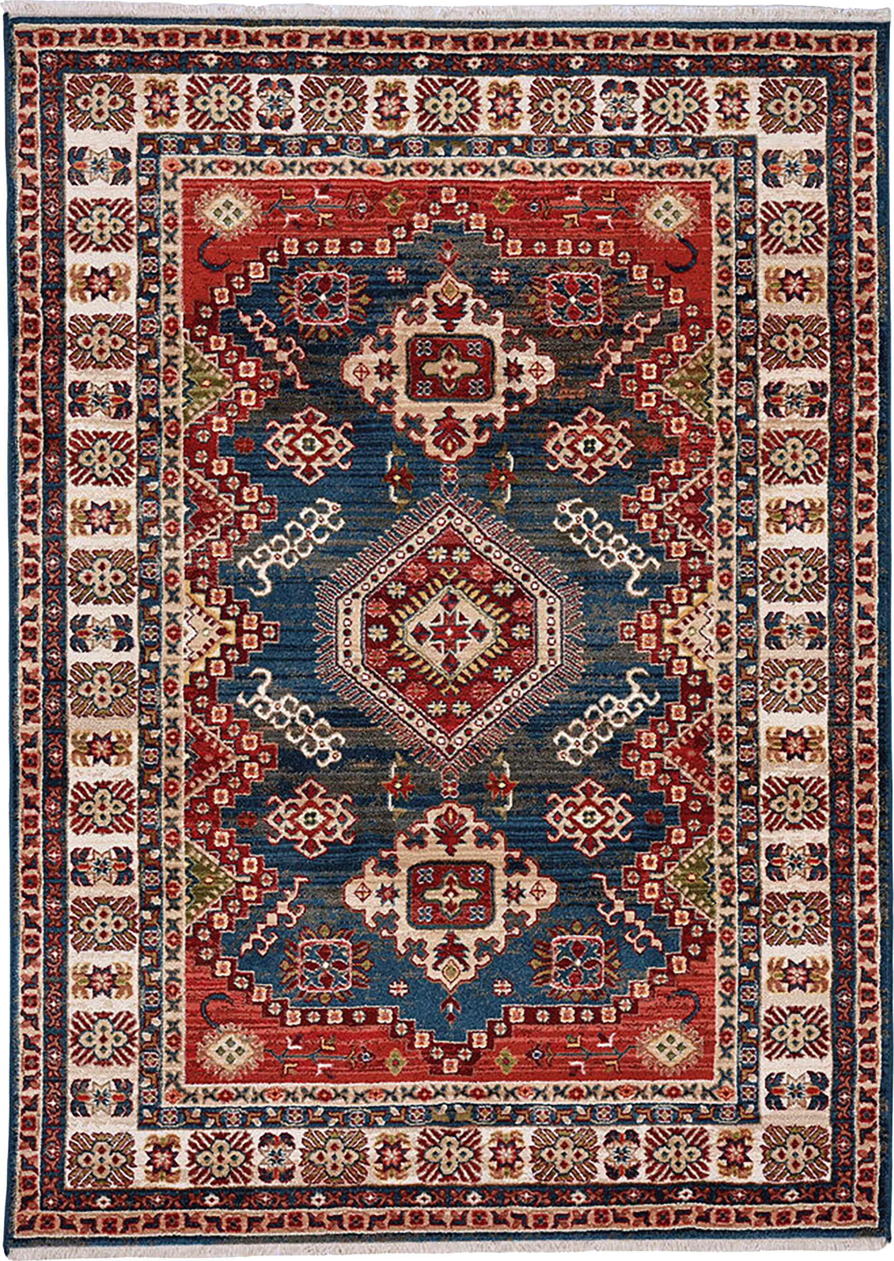 Biencona Red 2'6 x 8' Runner Rug