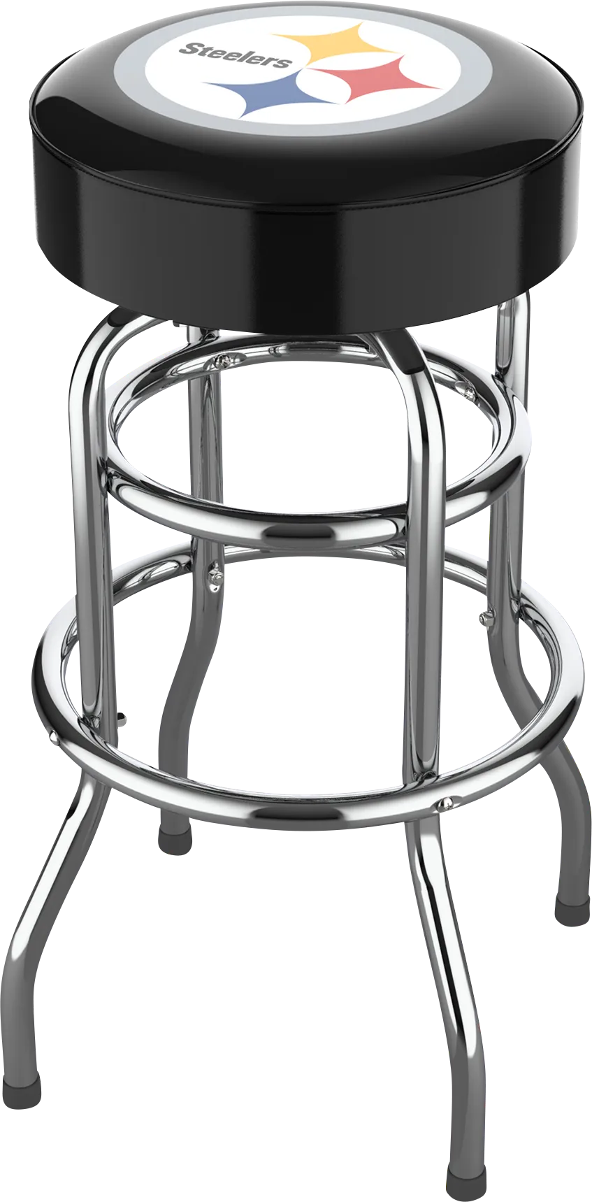 Big Team Pittsburgh Steelers Black Barstool