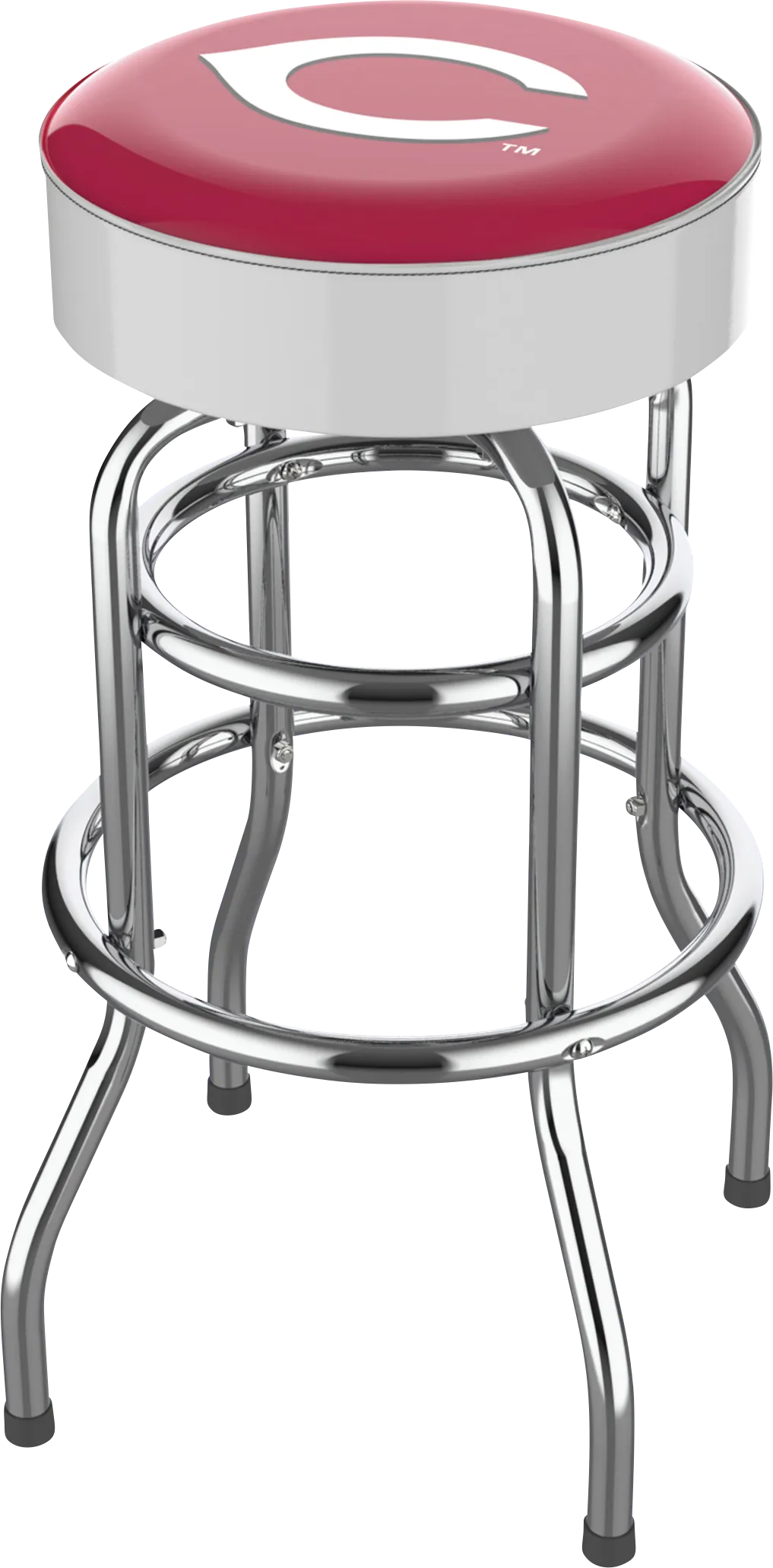Cincinnati Reds White Barstool