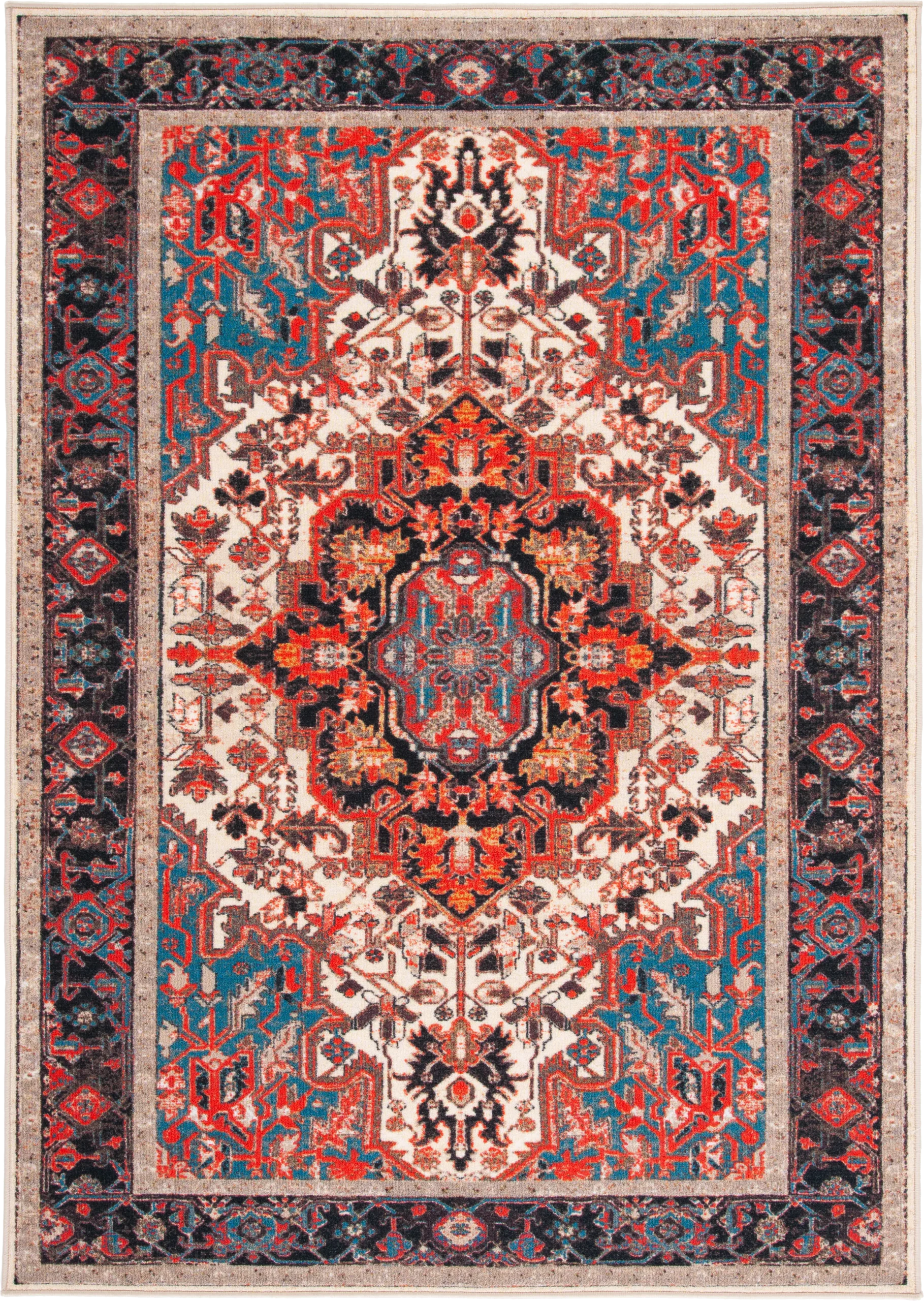 Carigna Red/Multi 5'5 x 7'7 Rug