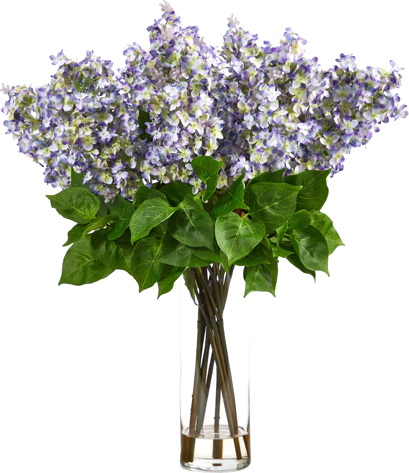 Beeger Purple Floral Arrangement with Vase