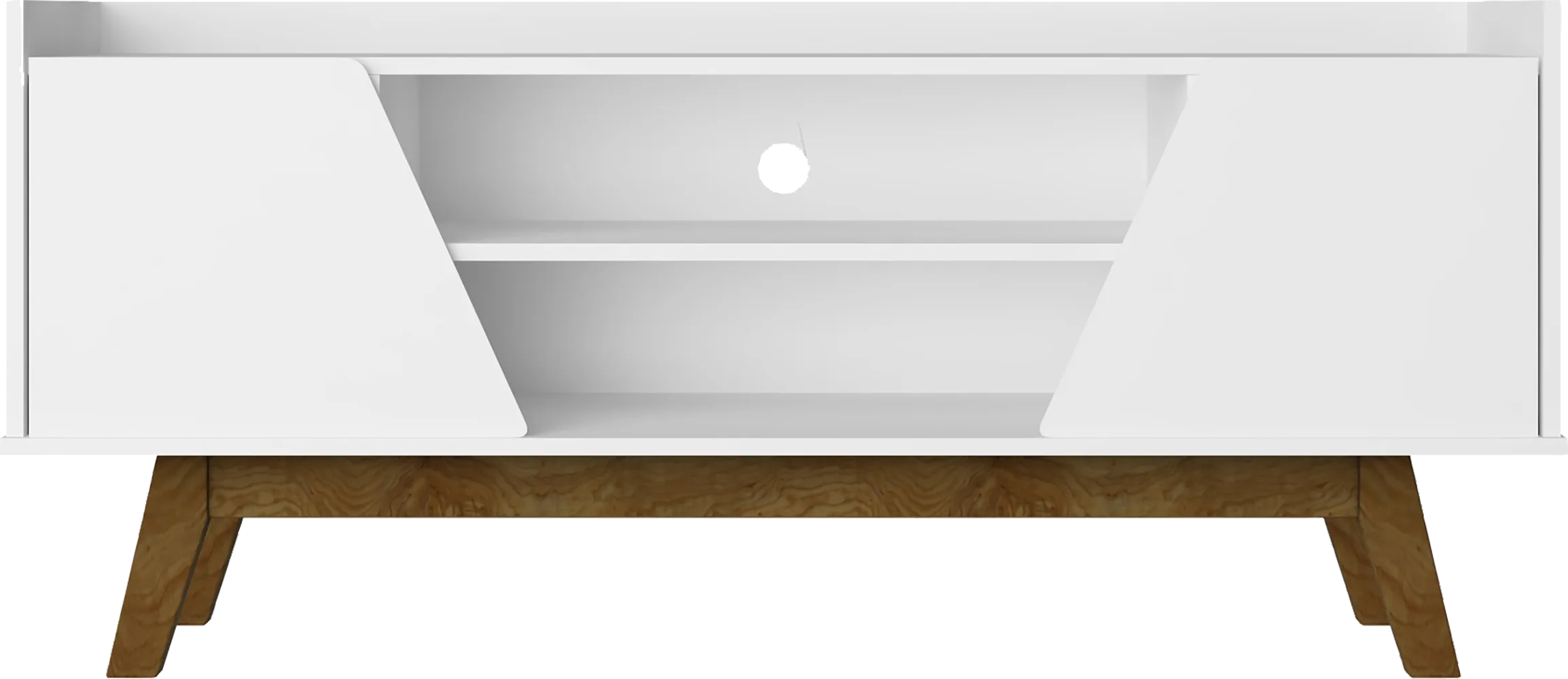 Caughey I White 53.5 in. Console